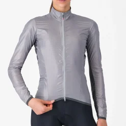 Mantellina donna Castelli Aria Shell 2 - Grigio chiaro