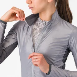 Mantellina donna Castelli Aria Shell 2 - Grigio chiaro