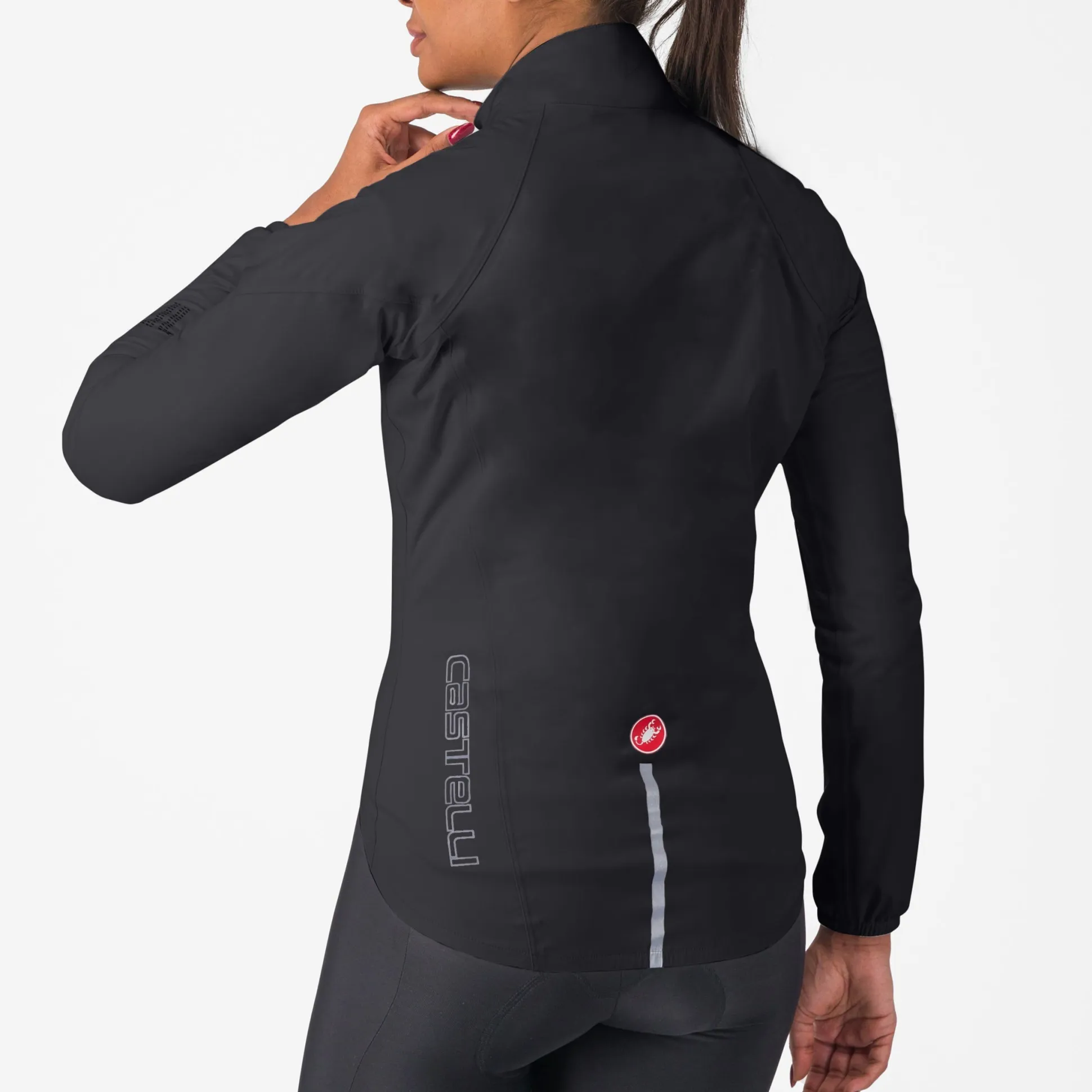 Mantellina donna Castelli Emergency 3 Rain - Nero