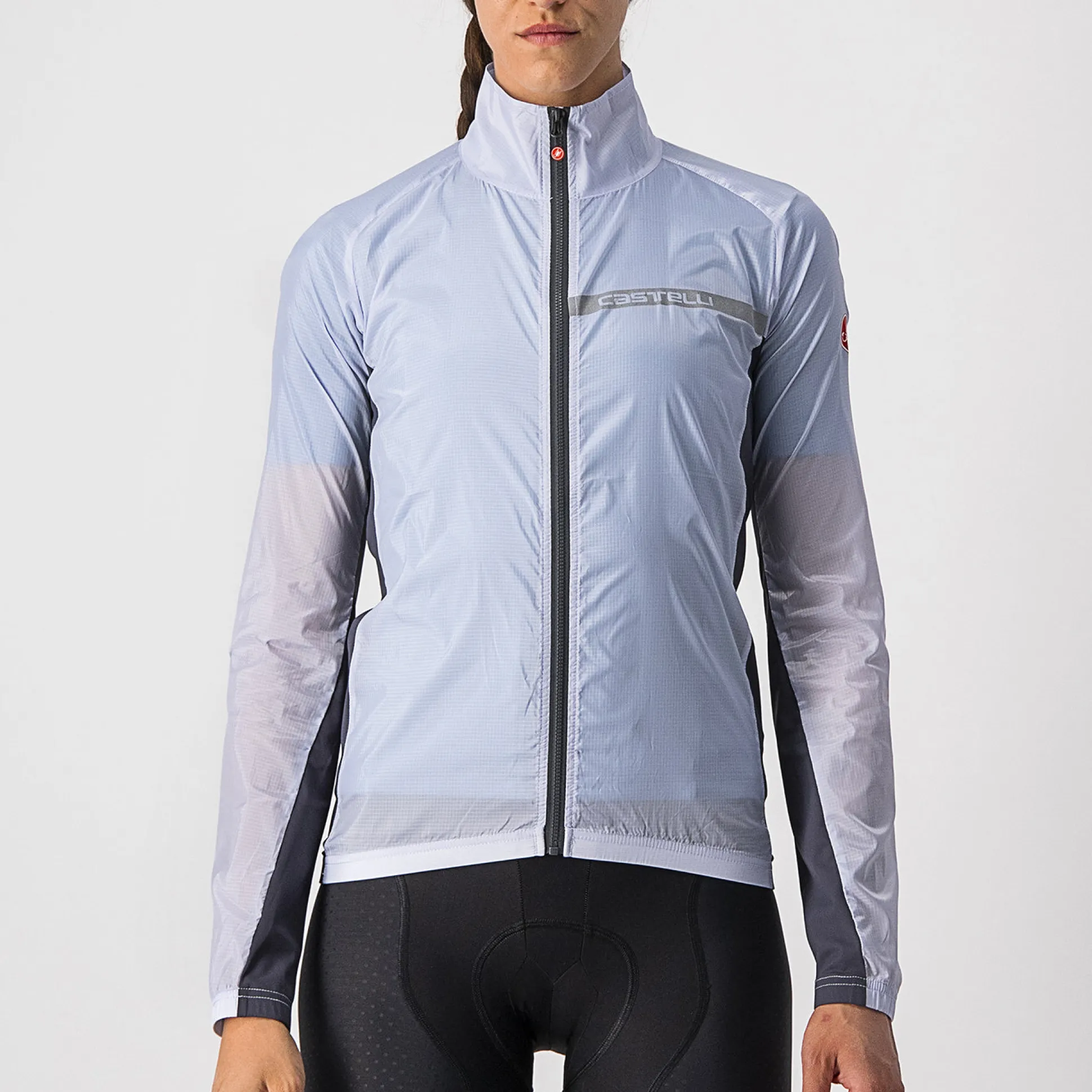 Mantellina Donna Castelli Squadra Stretch - Grigio