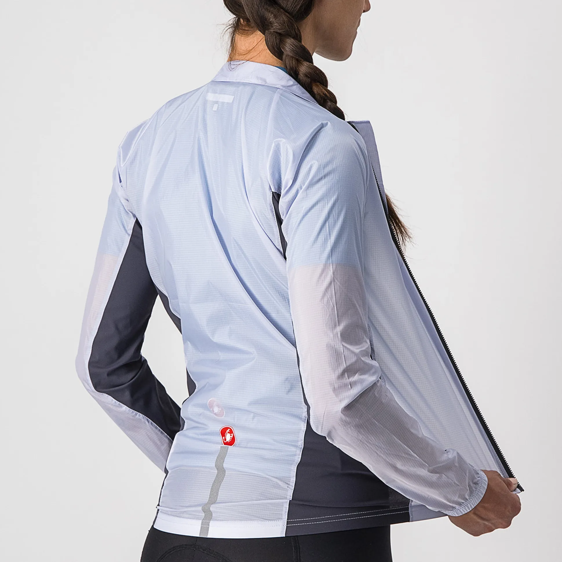 Mantellina Donna Castelli Squadra Stretch - Grigio