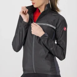 Mantellina Donna Castelli Squadra Stretch - Nero