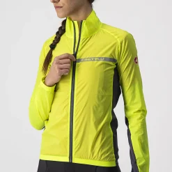 Mantellina Donna Castelli Squadra Stretch - Giallo Fluo