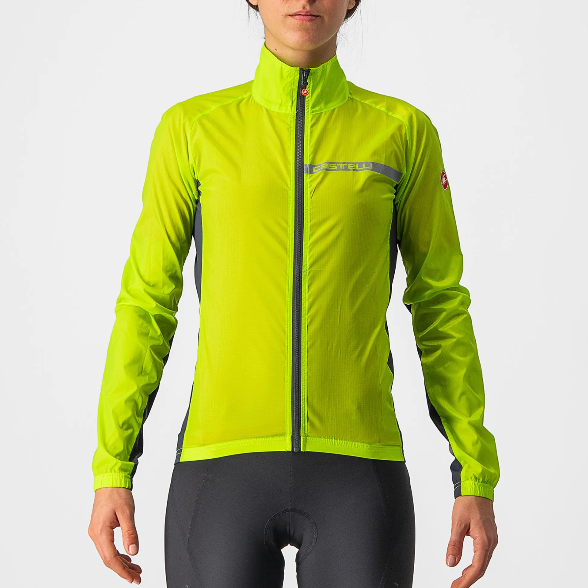 Mantellina donna Castelli Squadra Stretch - Verde