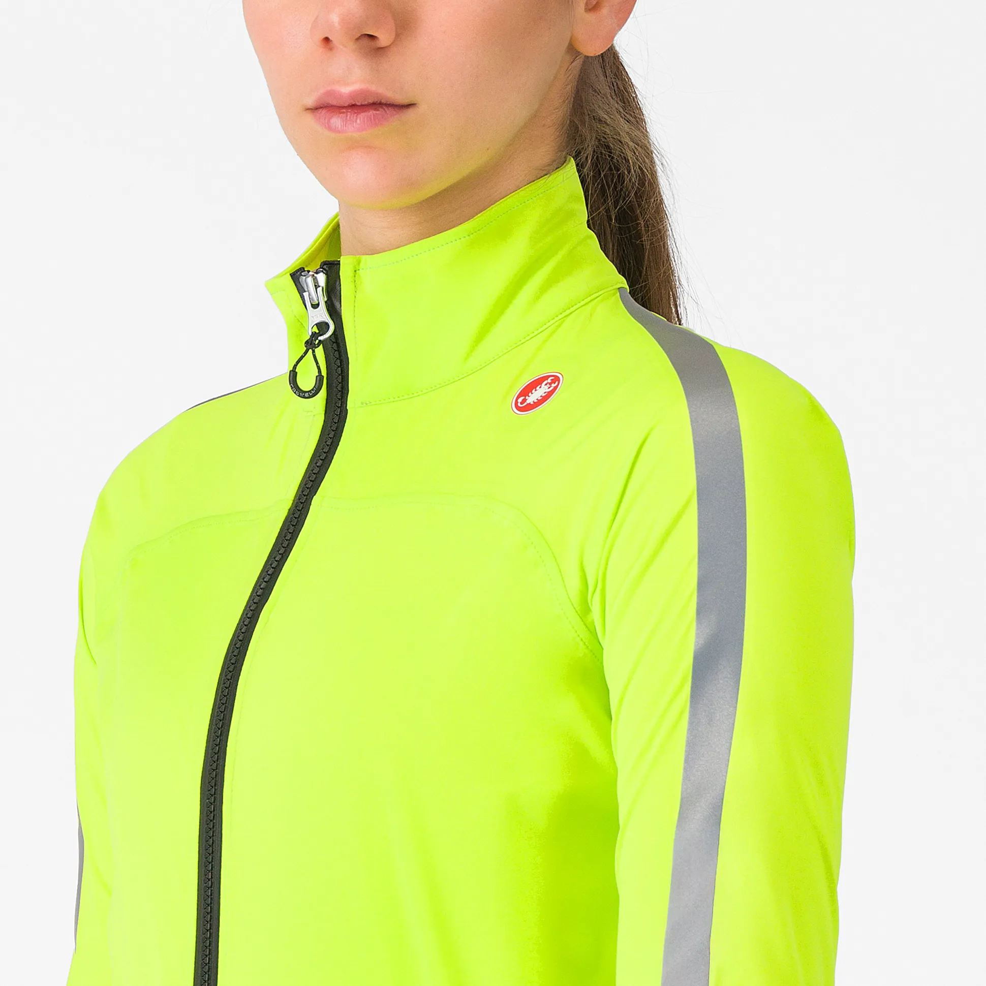 Mantellina donna Castelli Ultra Rain Cape - Giallo