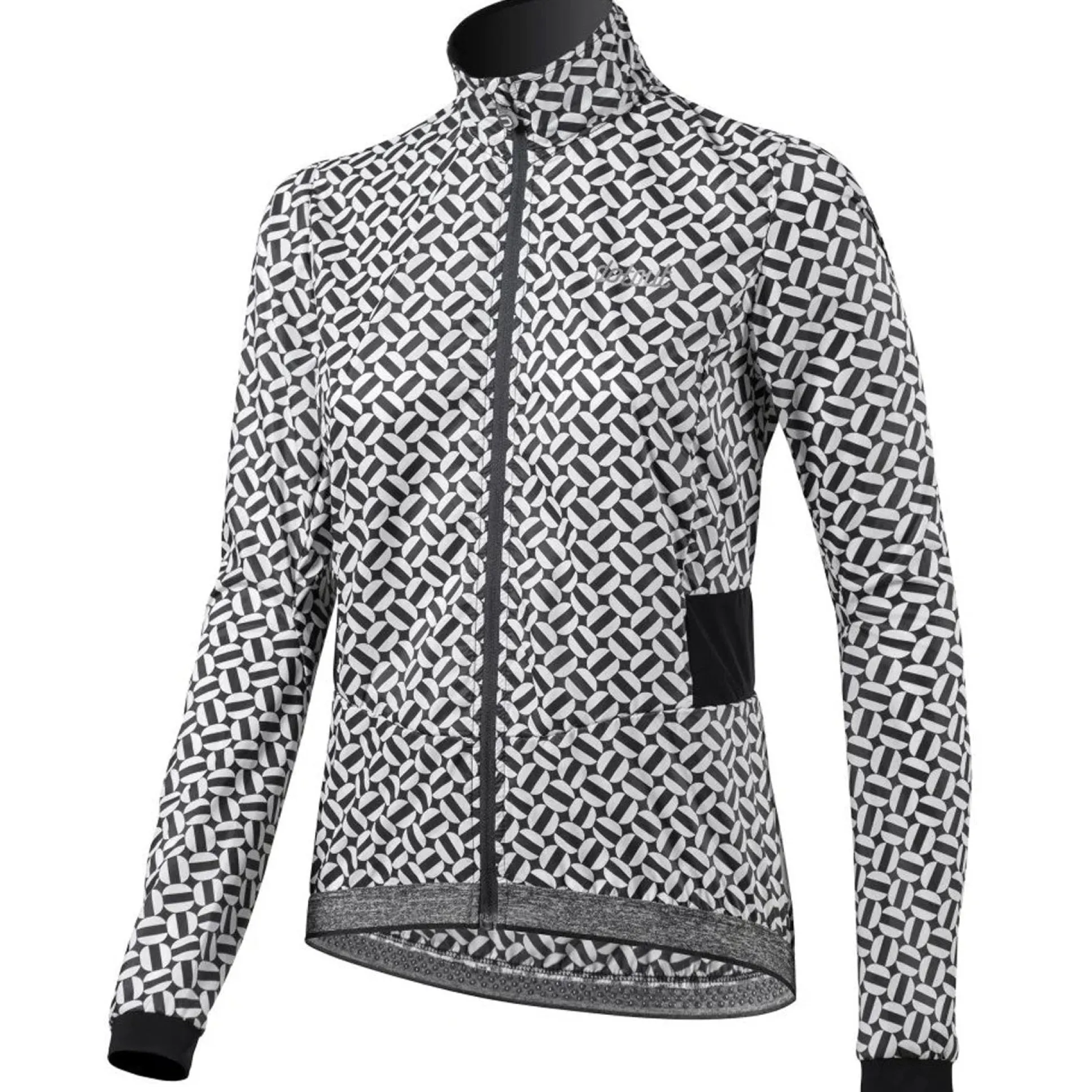 Mantellina donna Dotout Tempo - Bianco nero