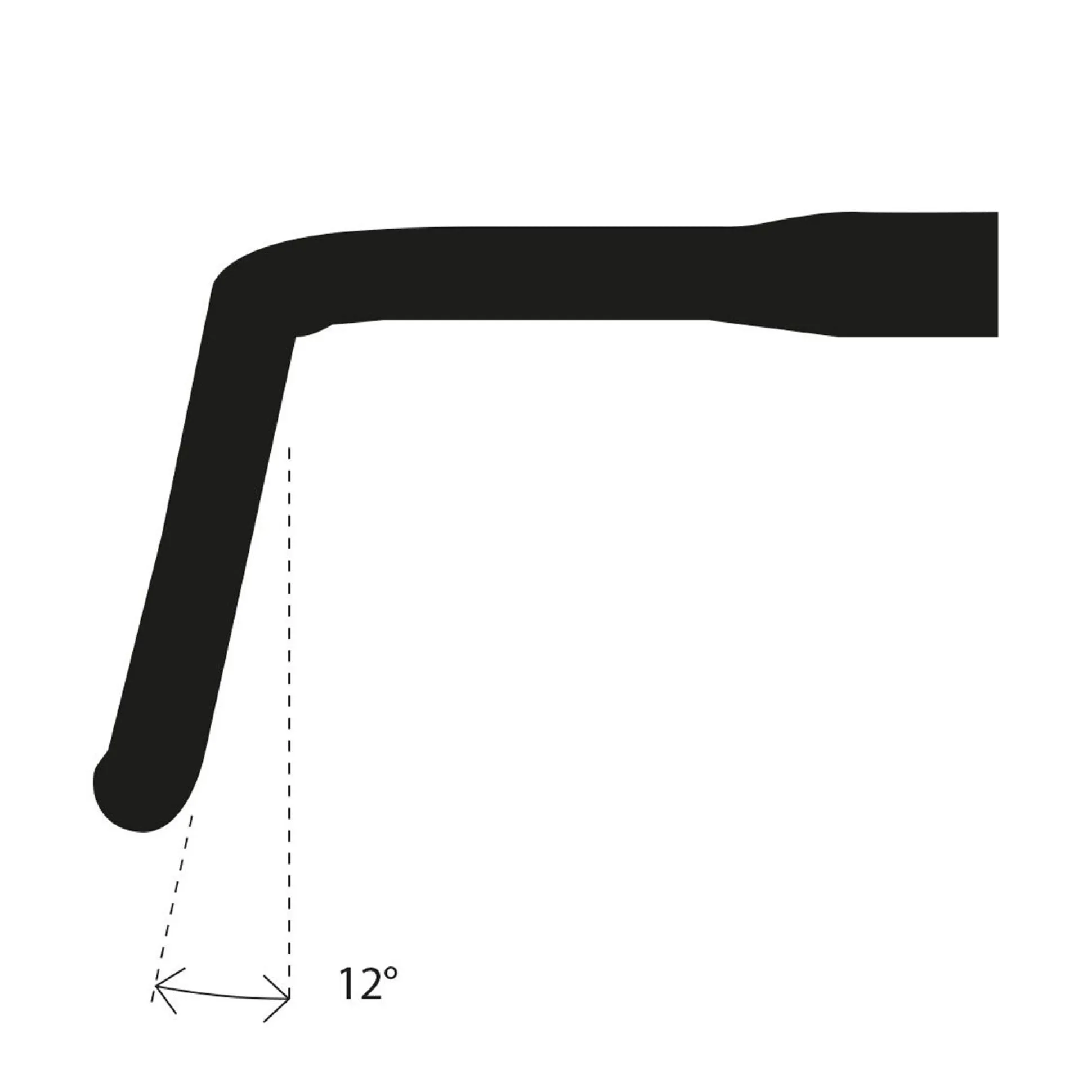 Manubrio Deda Gravel 100 - Nero