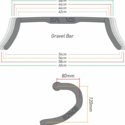Manubrio Enve Gravel Bar - Nero