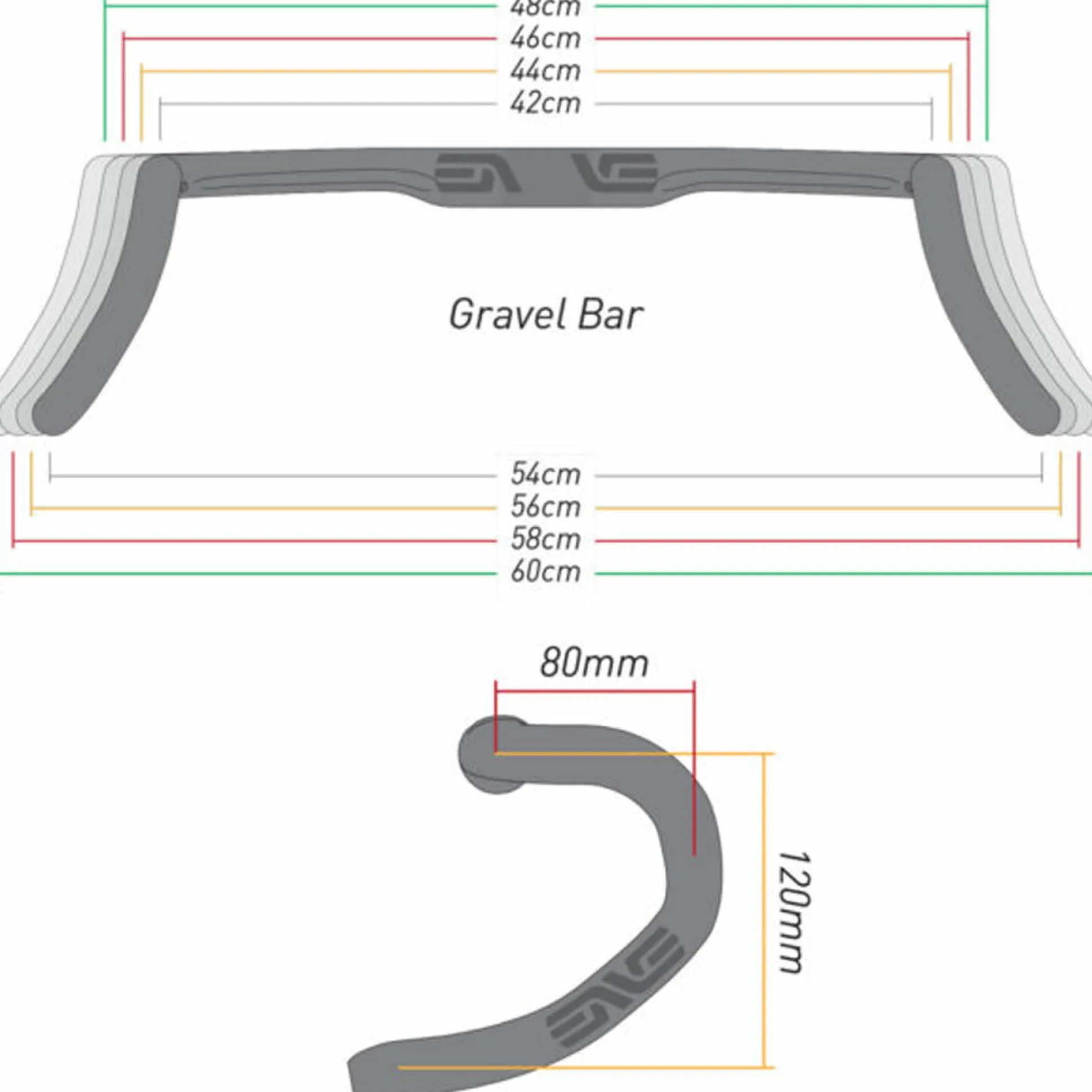 Manubrio Enve Gravel Bar - Nero