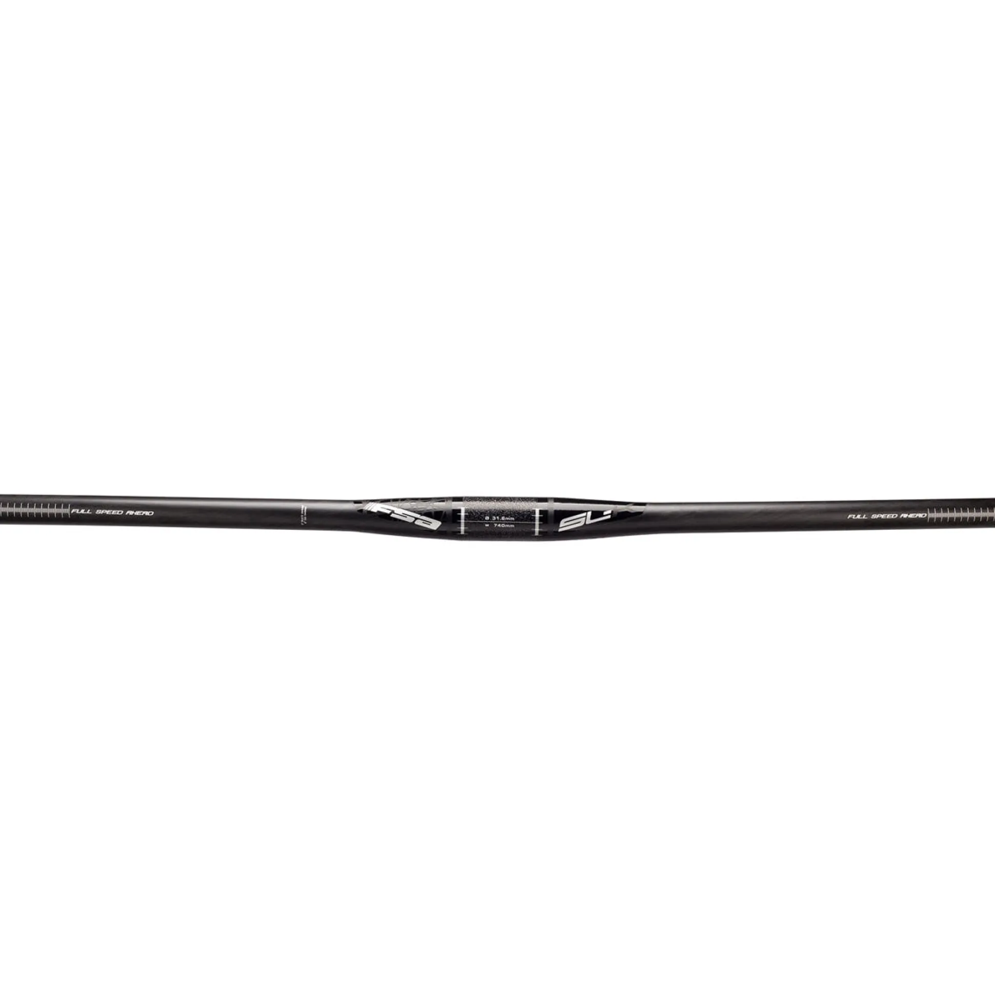 Manubrio FSA SL-K Carbon Flat - Nero