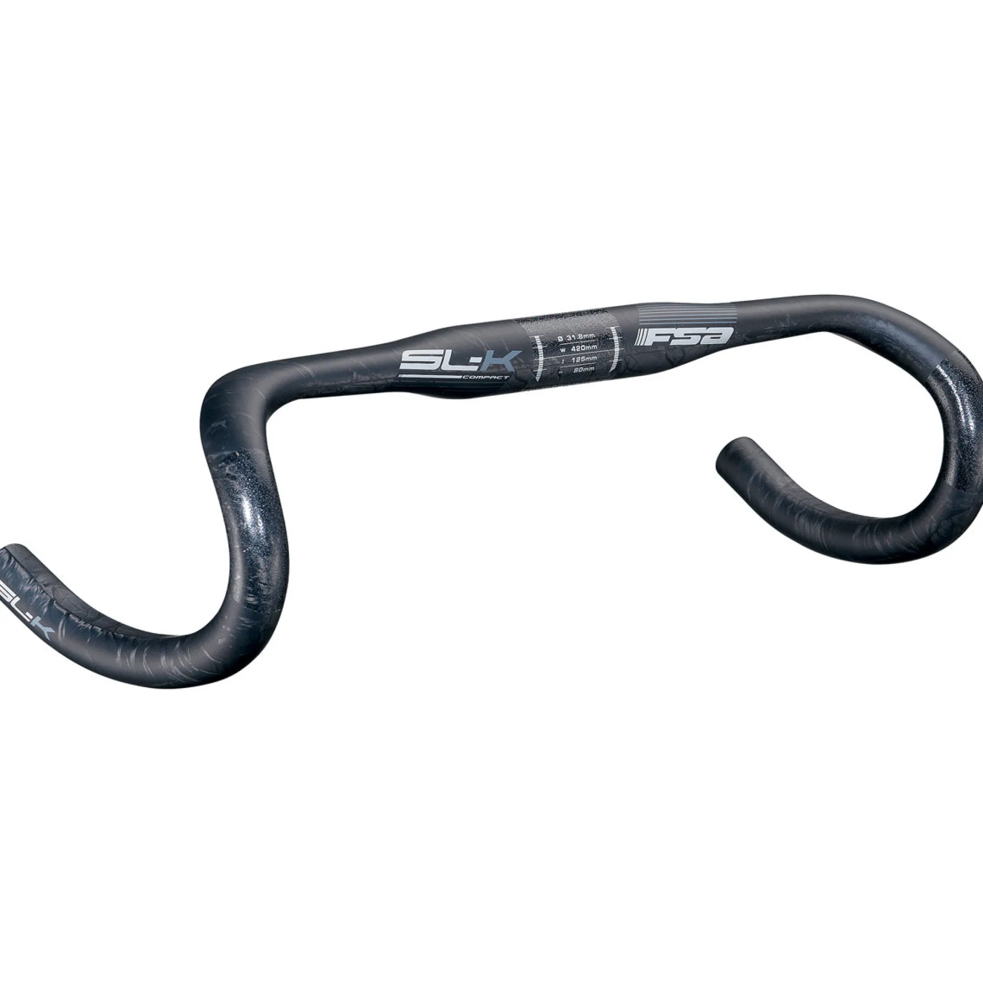 Manubrio FSA SL-K compact - Grigio opaco
