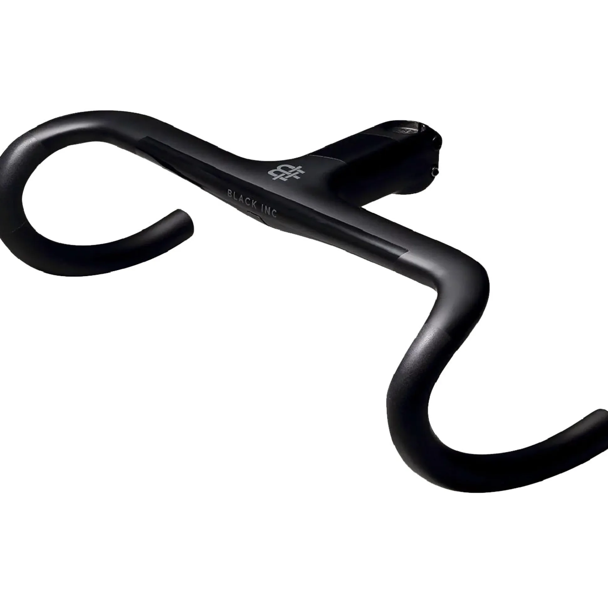Manubrio integrato Black Inc Carbon 380mm - Nero