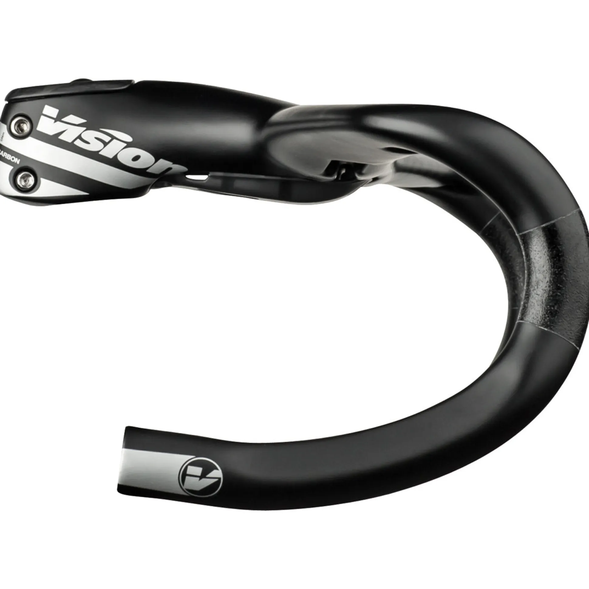 Manubrio integrato Vision Metron 5D 400 mm - Nero grigio