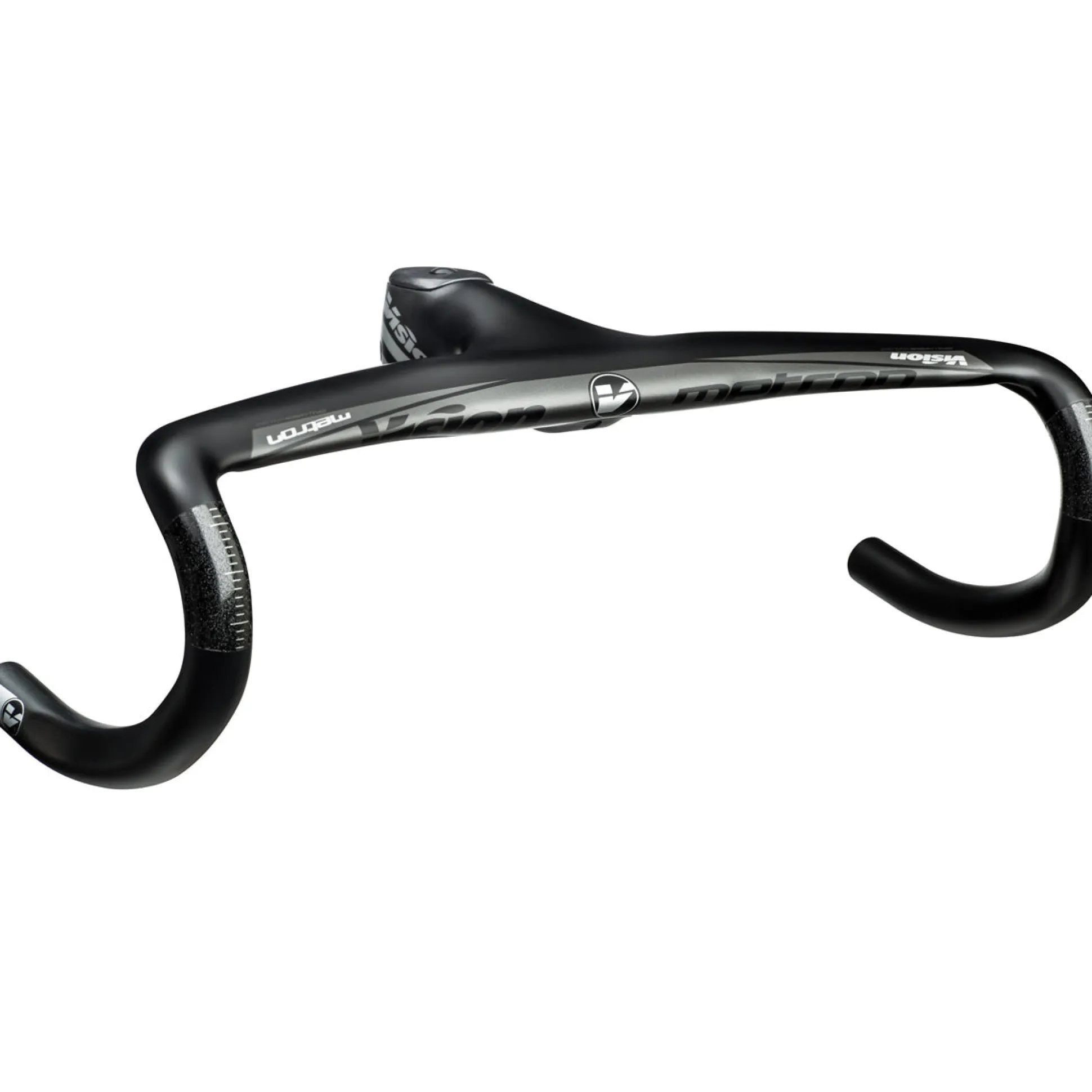 Manubrio integrato Vision Metron 5D 400 mm - Nero grigio