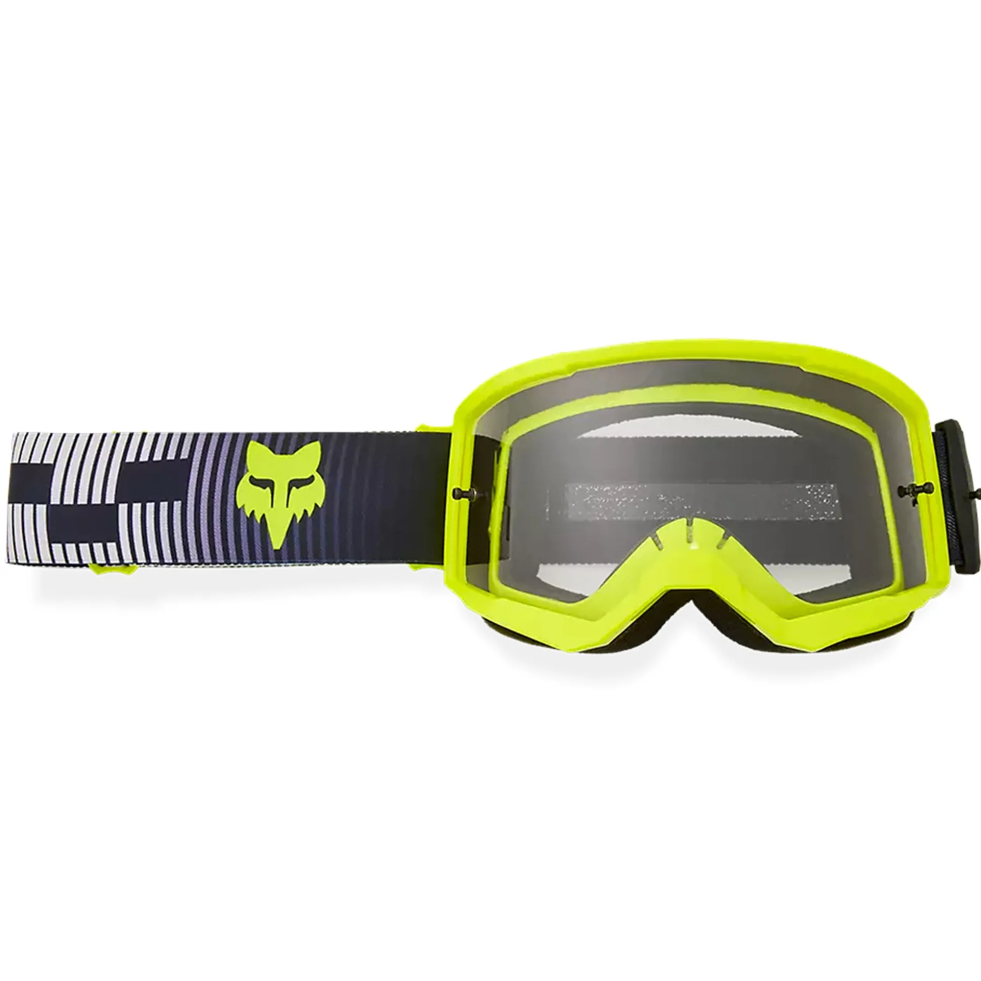 Maschera Fox Main Collect Mirrored - Grigio Giallo