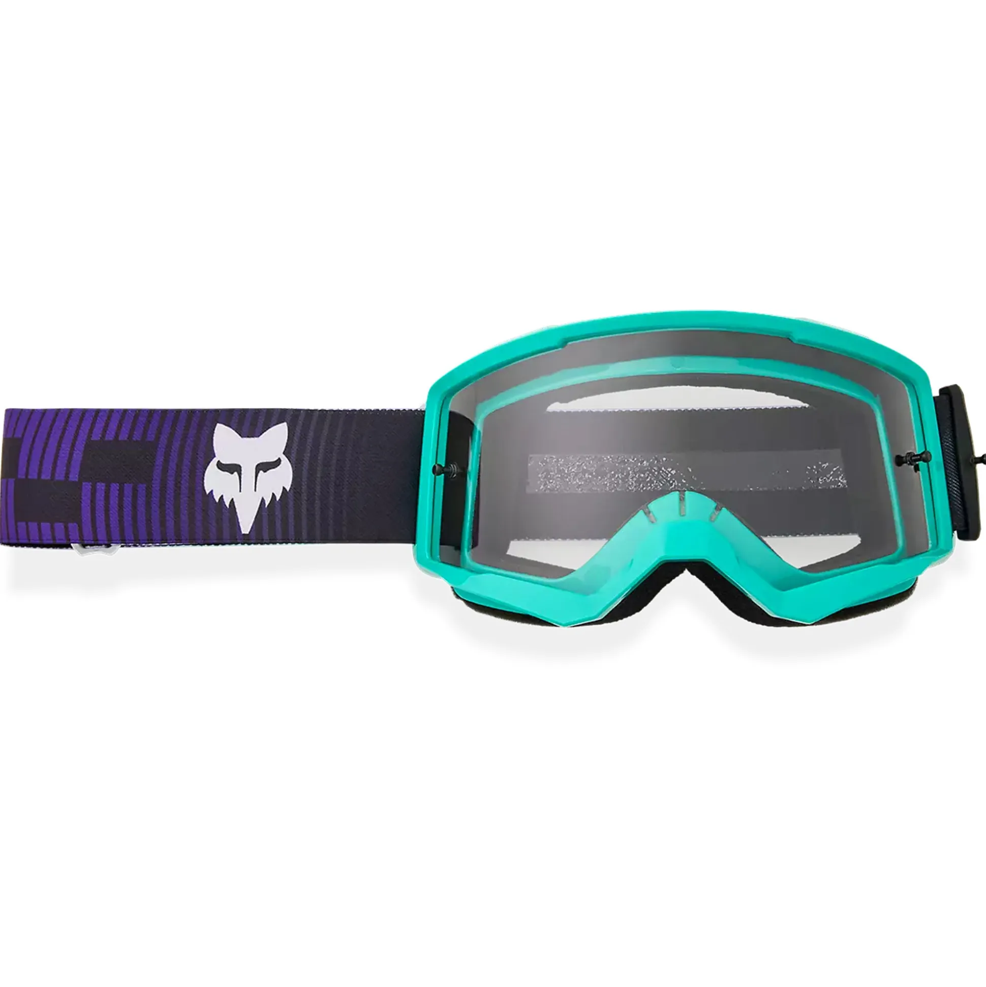 Maschera Fox Main Collect Mirrored - Verde
