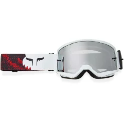 Maschera Fox Main Kairos - Bianco Rosso