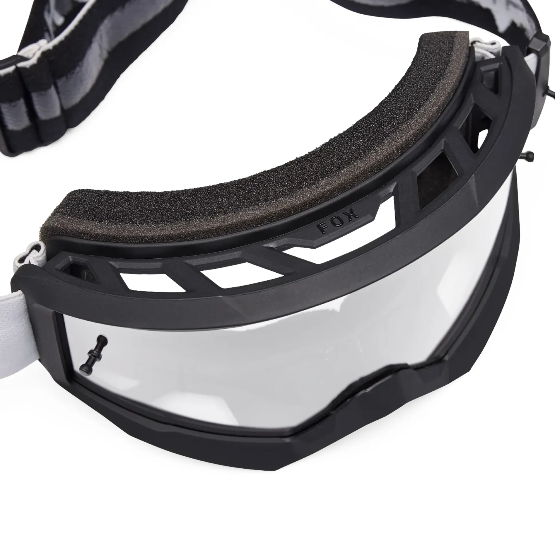 Maschera Fox Main - Nero bianco