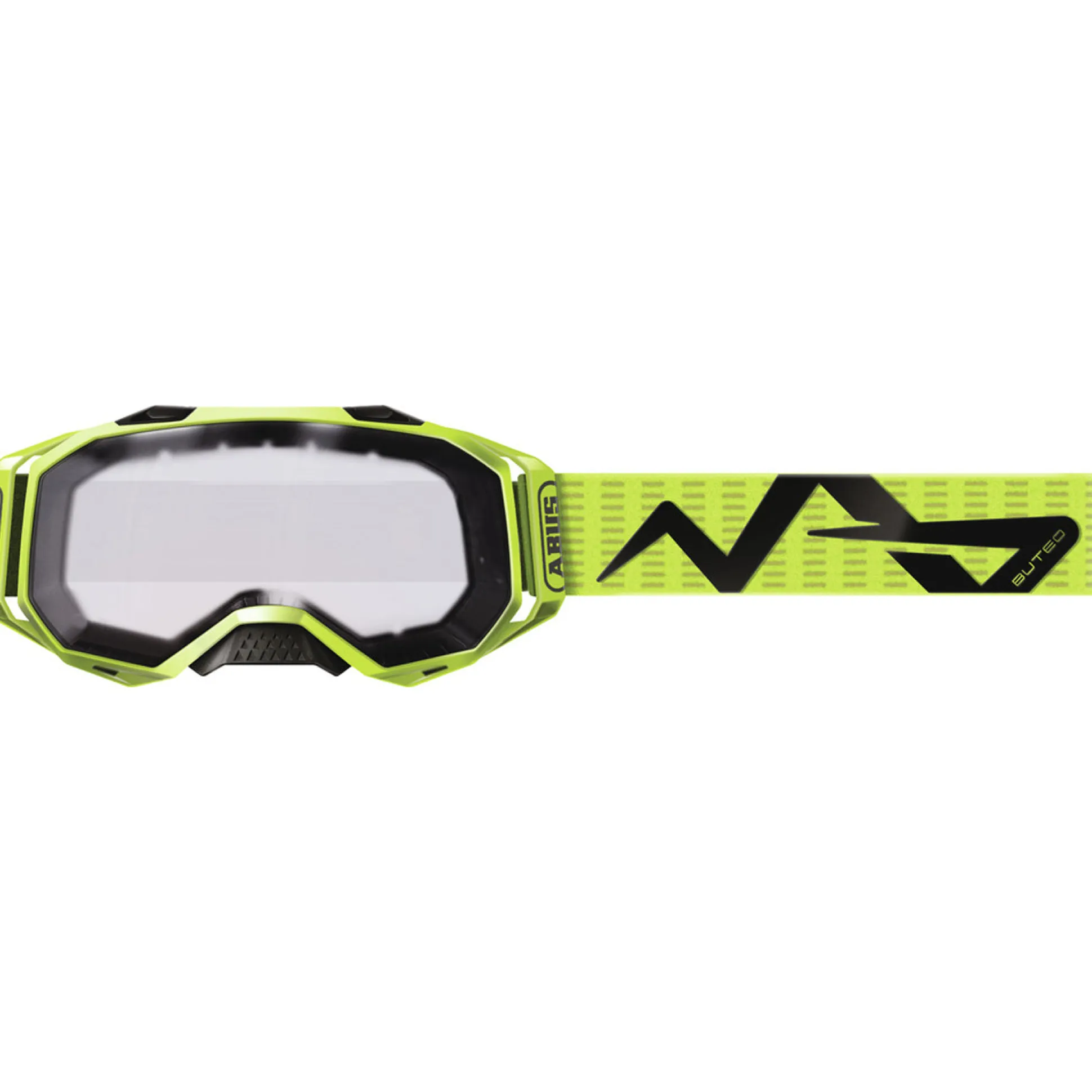 Maschera MTB Abus Buteo - Neon yellow