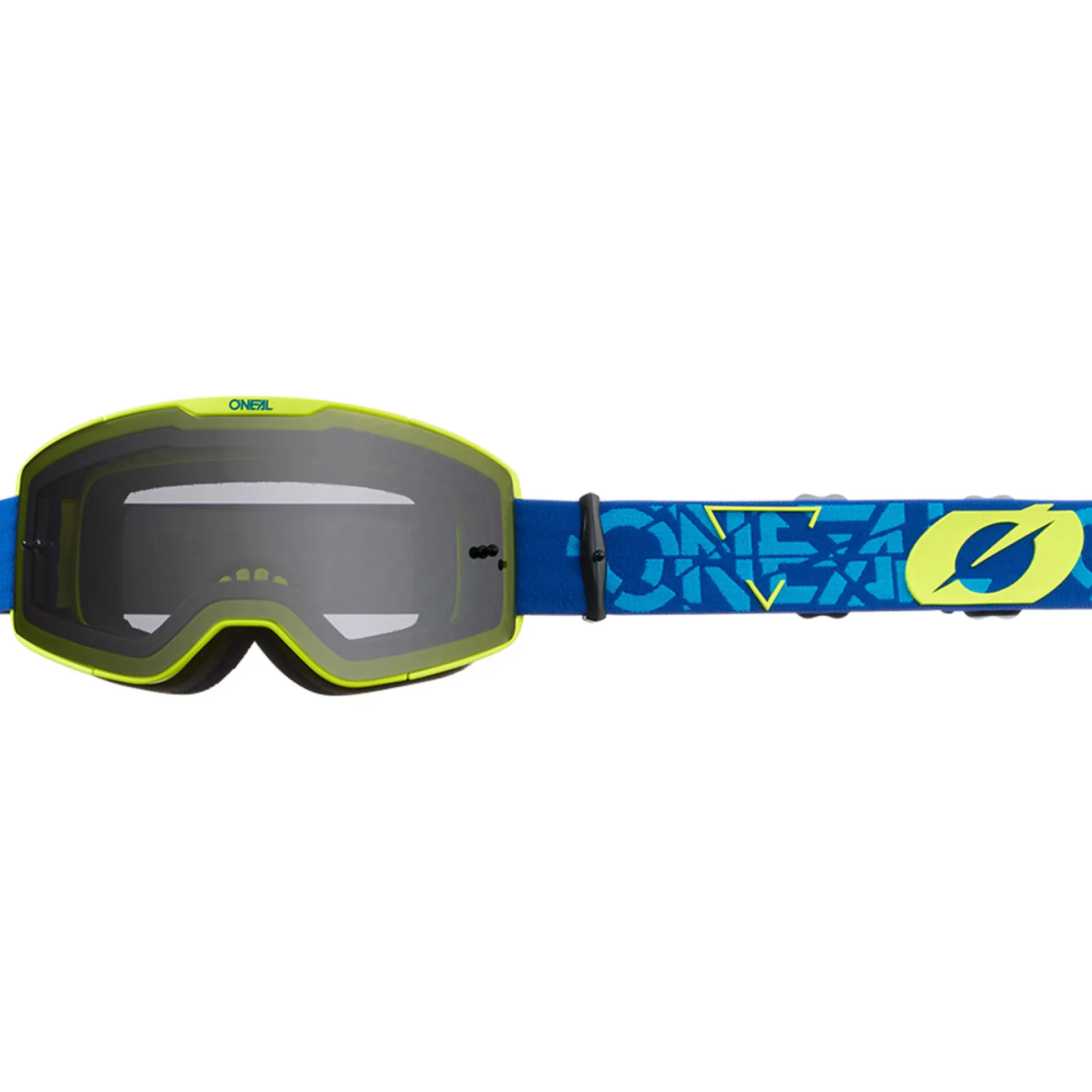 Maschera MTB O'neal B-20 Strain Giallo - Grigio