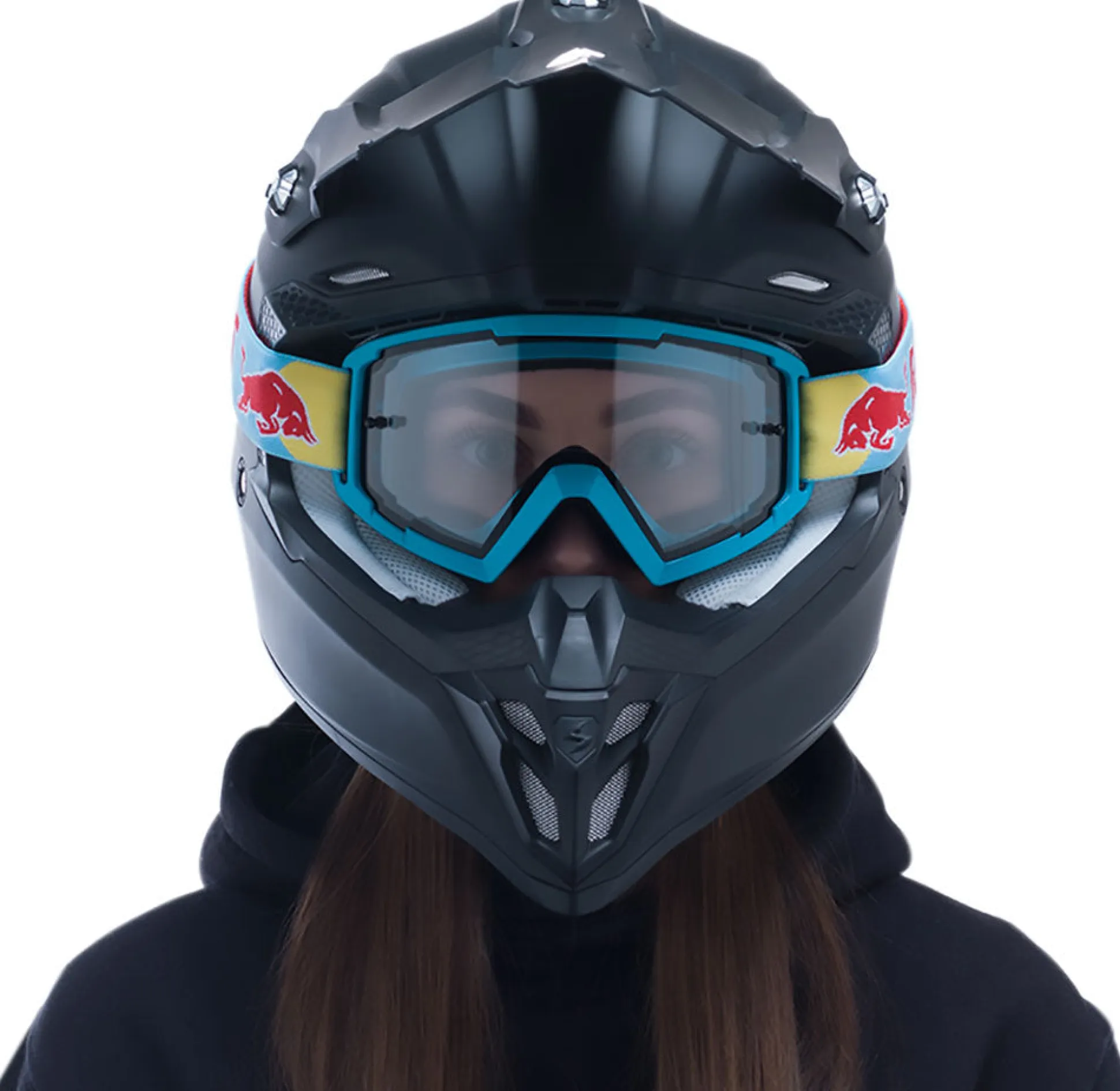 Maschera Red Bull Spect Whip-010 - Blue transparent