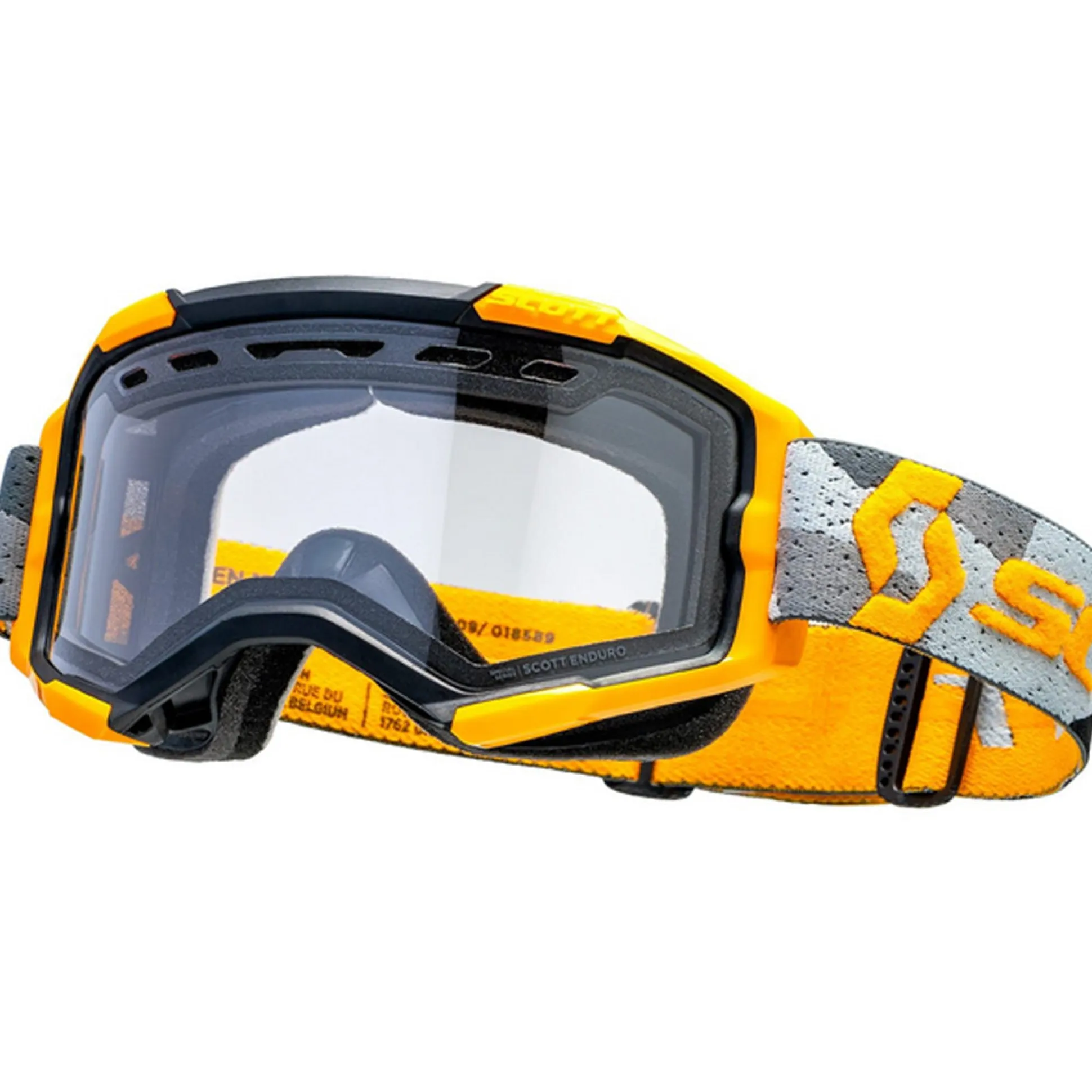 Maschera Scott Fury Enduro - Grigio camo