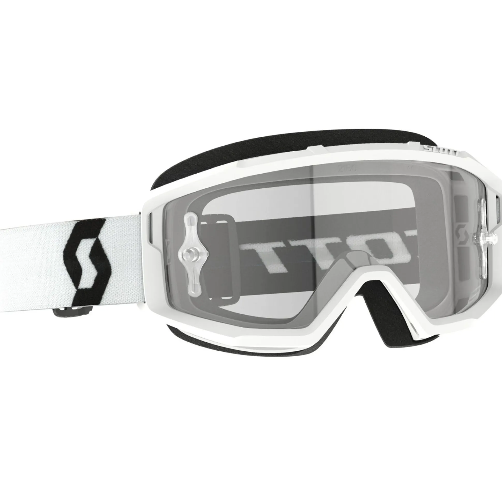 Maschera Scott Primal Clear - Bianco