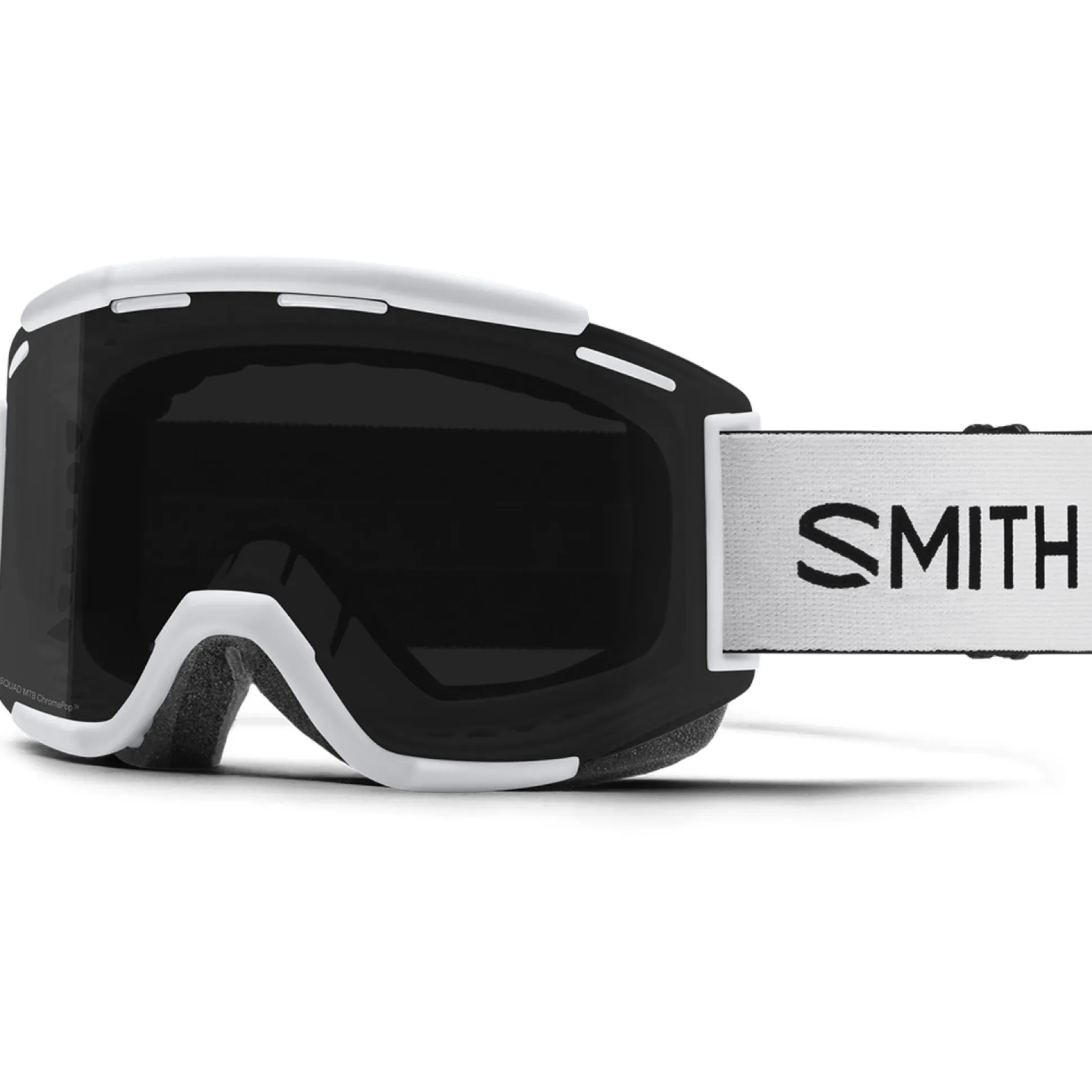 Maschera Smith Squad MTB - White ChromaPop Sun