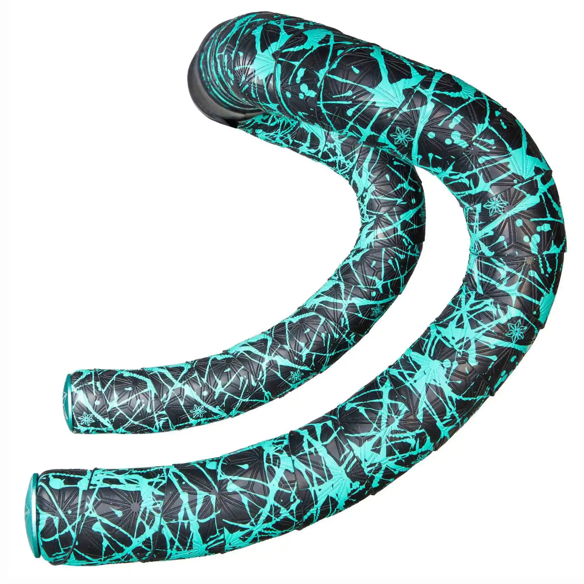 Nastro Manubrio Supacaz Super Sticky Kush Splat - Celeste