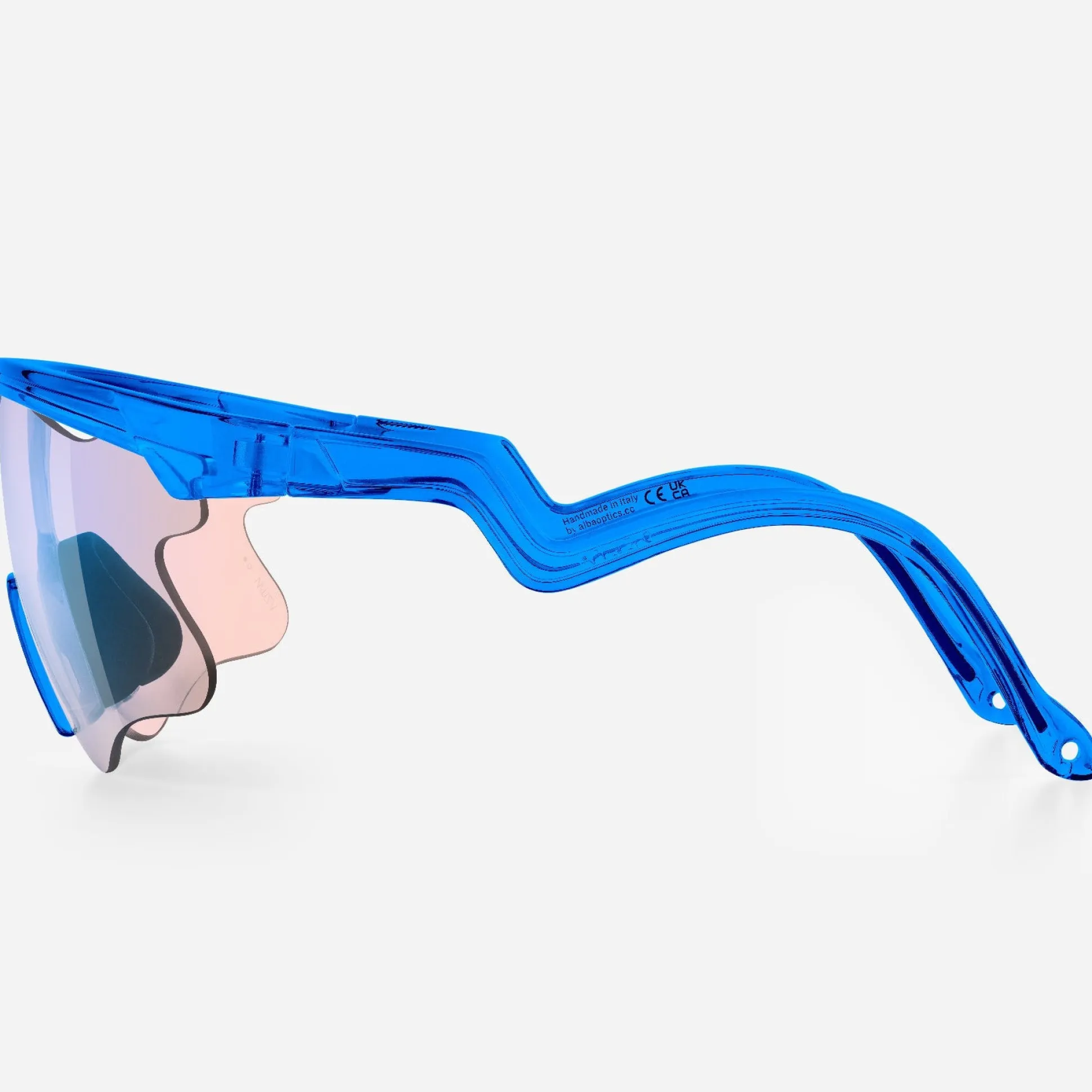 Occhiali Alba Optics Delta Lei - Blue Glossy Vzum F-Lens Flamingo