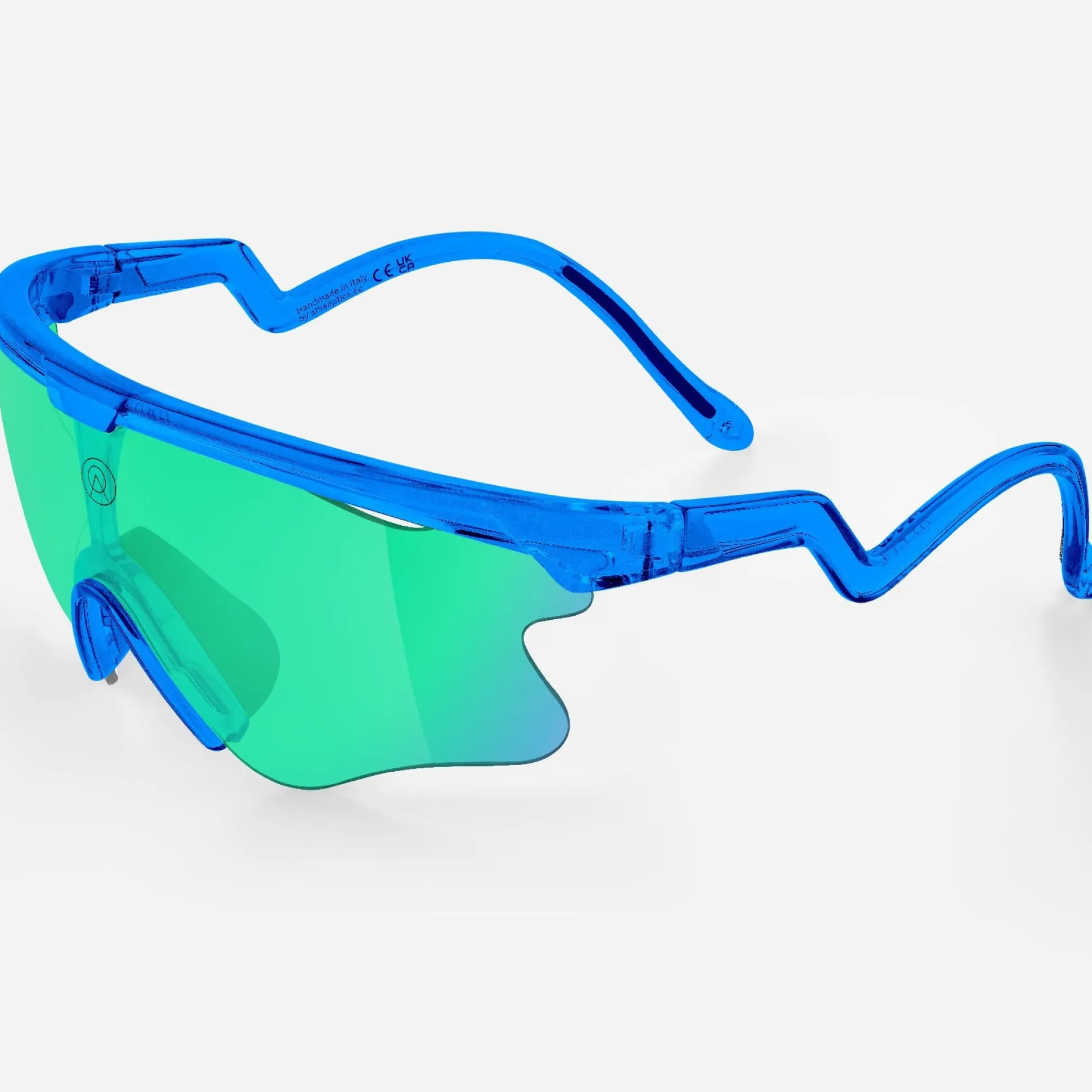 Occhiali Alba Optics Delta Lei - Blue Glossy Vzum F-Lens Beetle