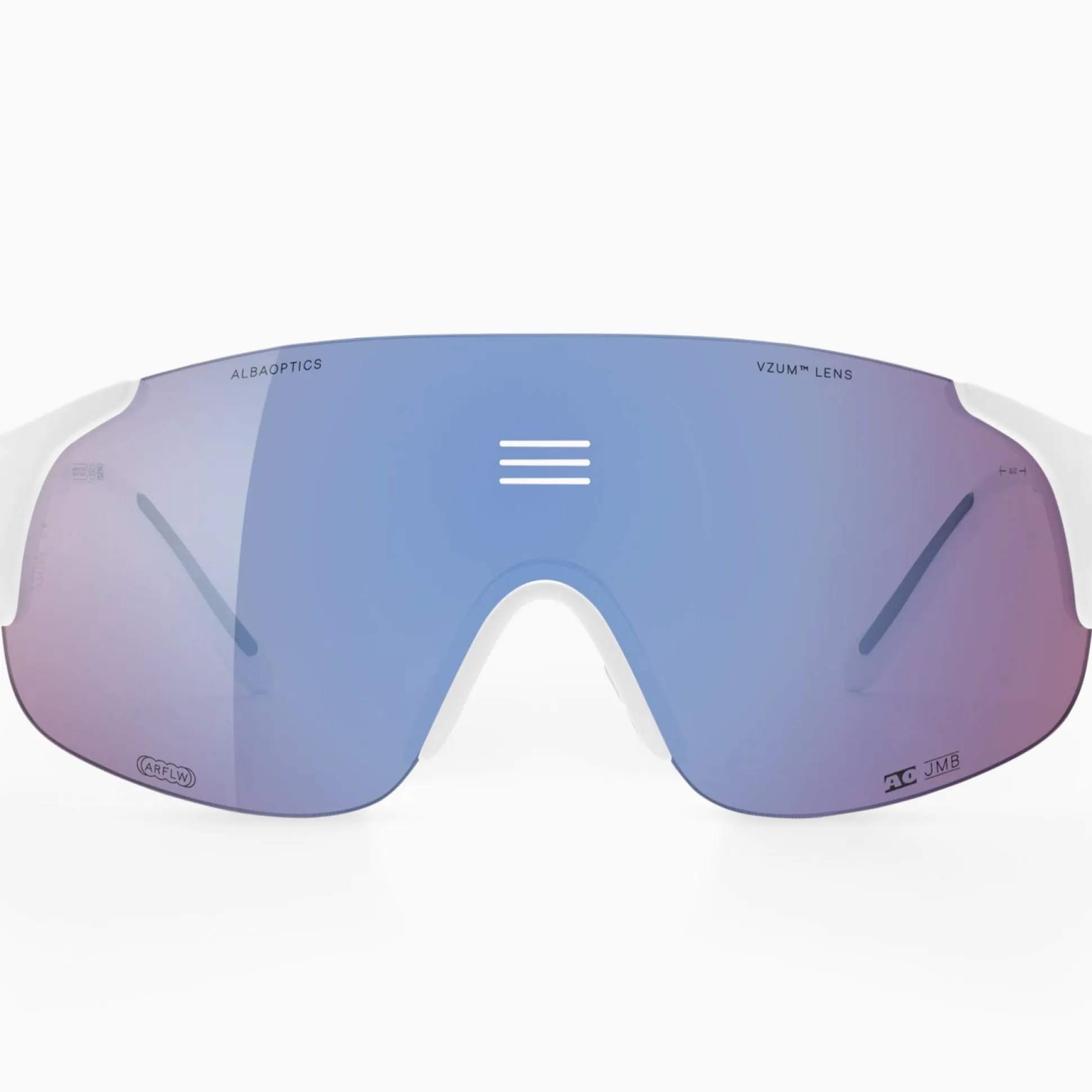 Occhiali Alba Optics Jumbo - White Vzum F-lens Flamingo