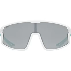 Occhiali Bambino Uvex Skyryse - White Green Mirror Silver
