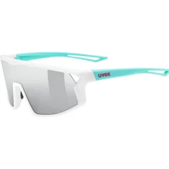 Occhiali Bambino Uvex Skyryse - White Green Mirror Silver