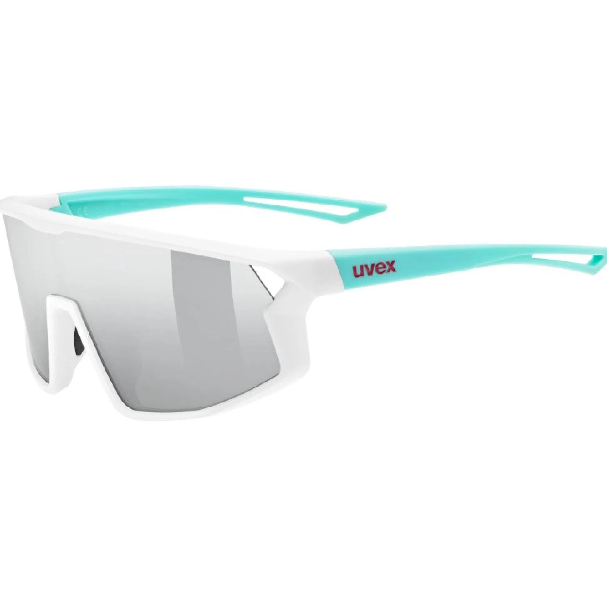 Occhiali Bambino Uvex Skyryse - White Green Mirror Silver