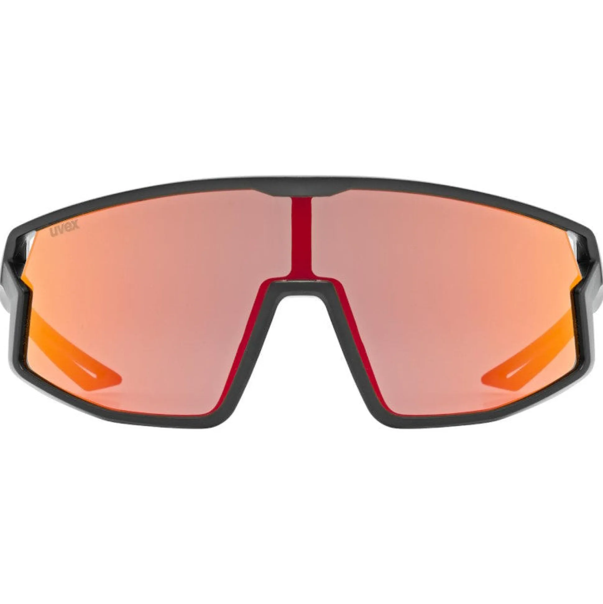 Occhiali Bambino Uvex Skyryse - Black matt Mirror Red