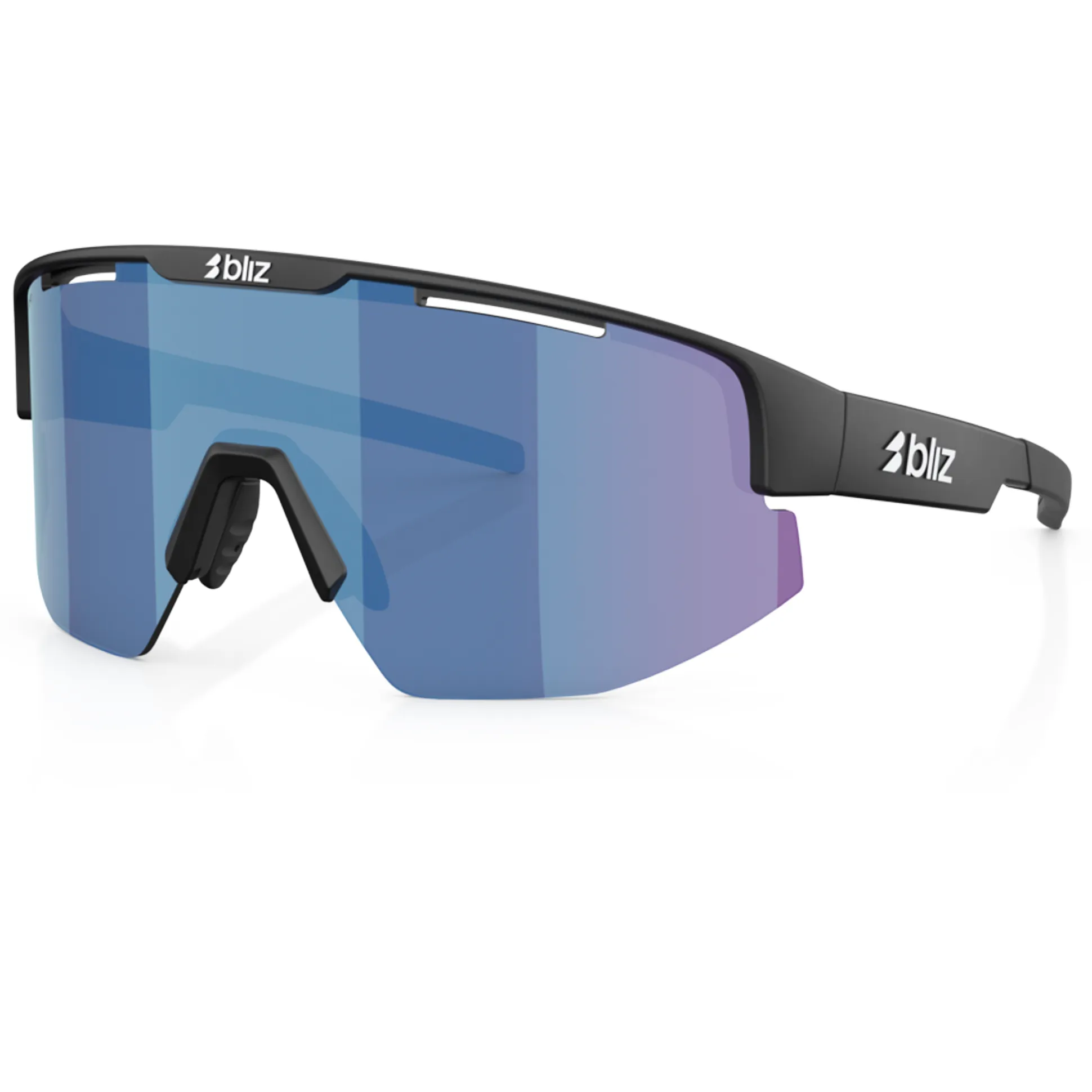 Occhiali Bliz Matrix Small - Matte Black Smoke Blue