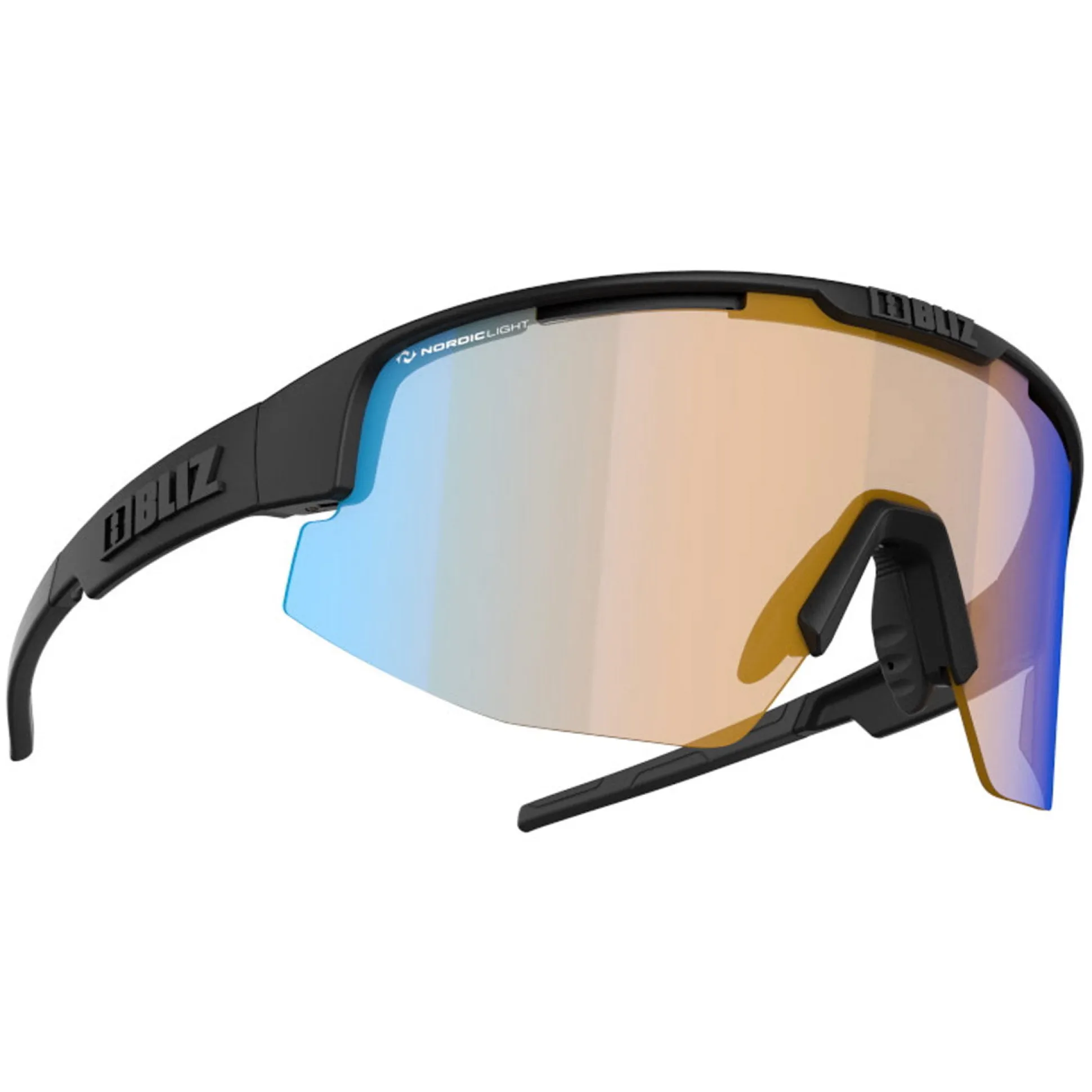 Occhiali Bliz Matrix Small Nano - Nero arancio nordic light