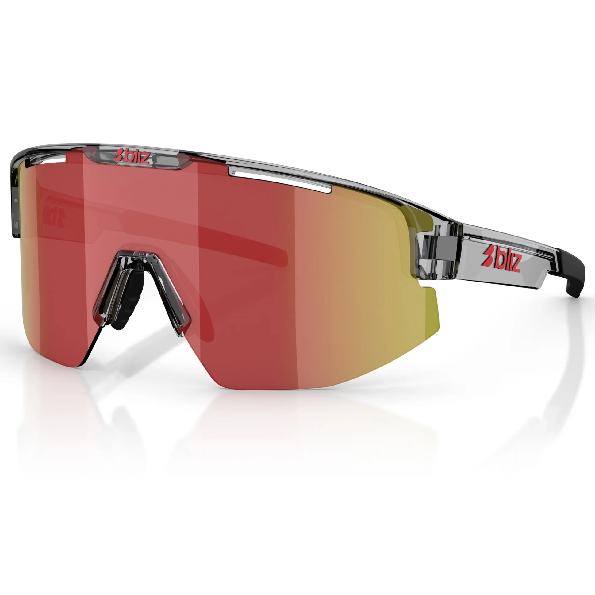 Occhiali Bliz Matrix - Transparent Dark Grey Red