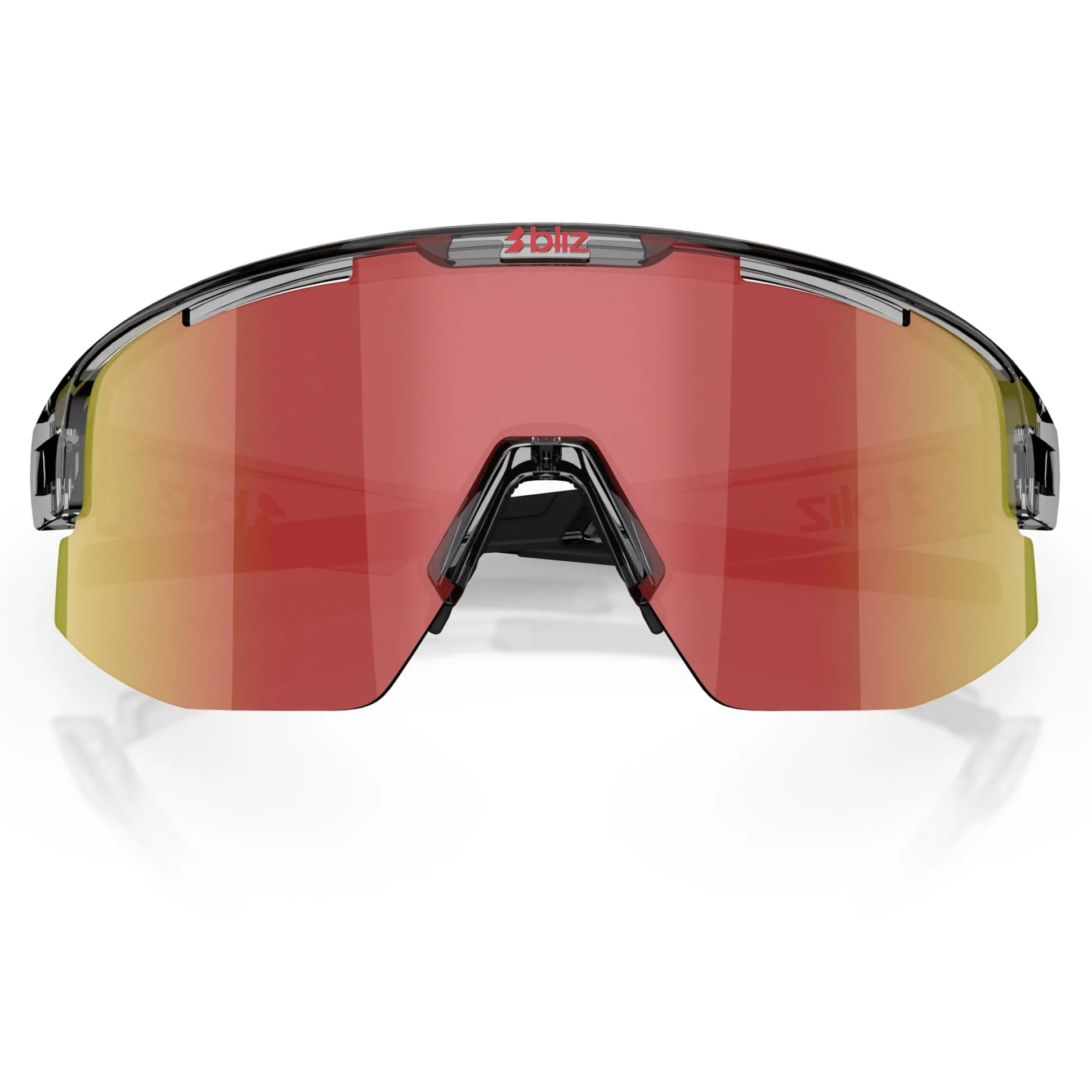 Occhiali Bliz Matrix - Transparent Dark Grey Red