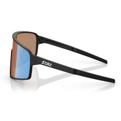Occhiali Bliz P001 - Matt Black Coral-Orange Mirror Blue