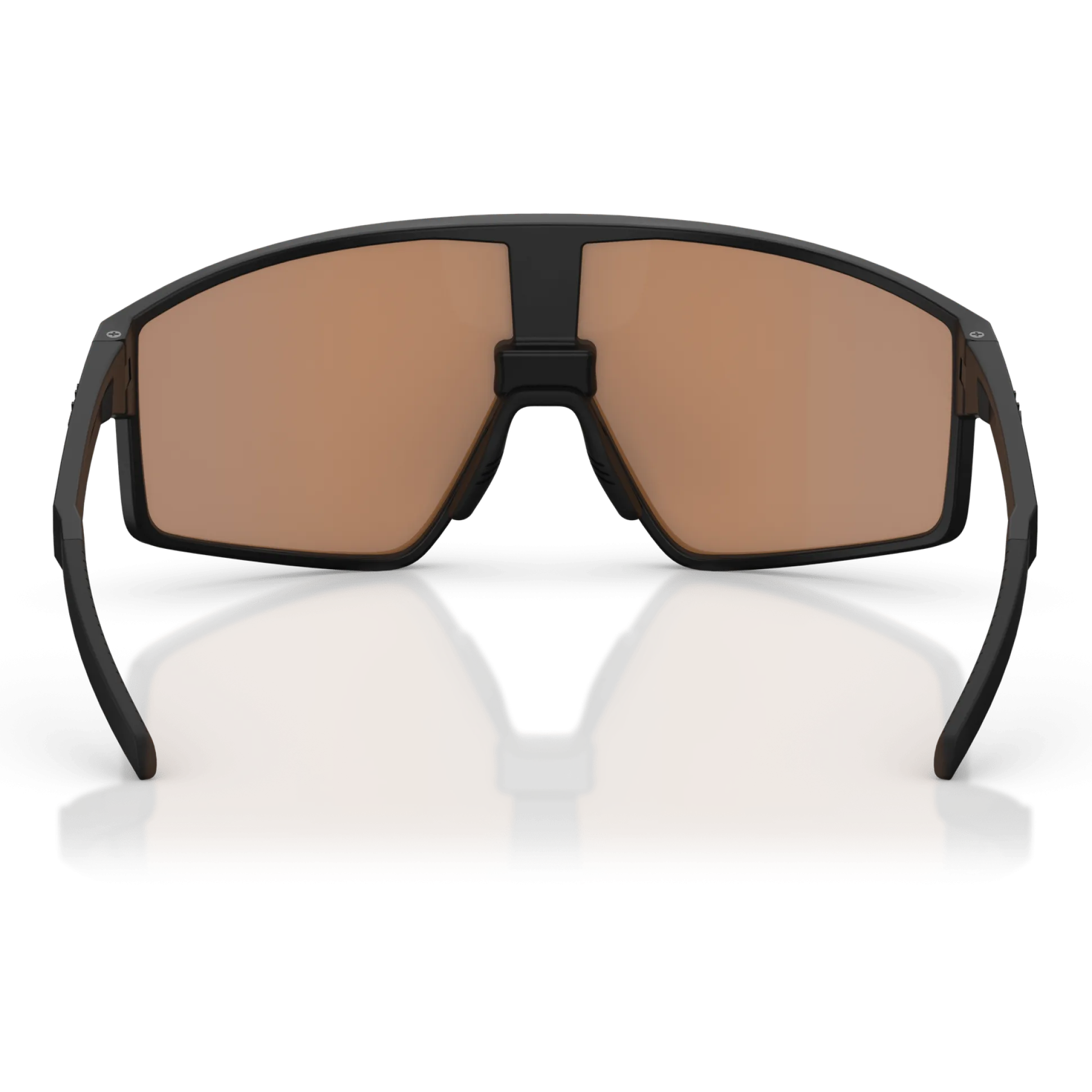 Occhiali Bliz P002 - Matt Black Coral-Orange Mirror Blue
