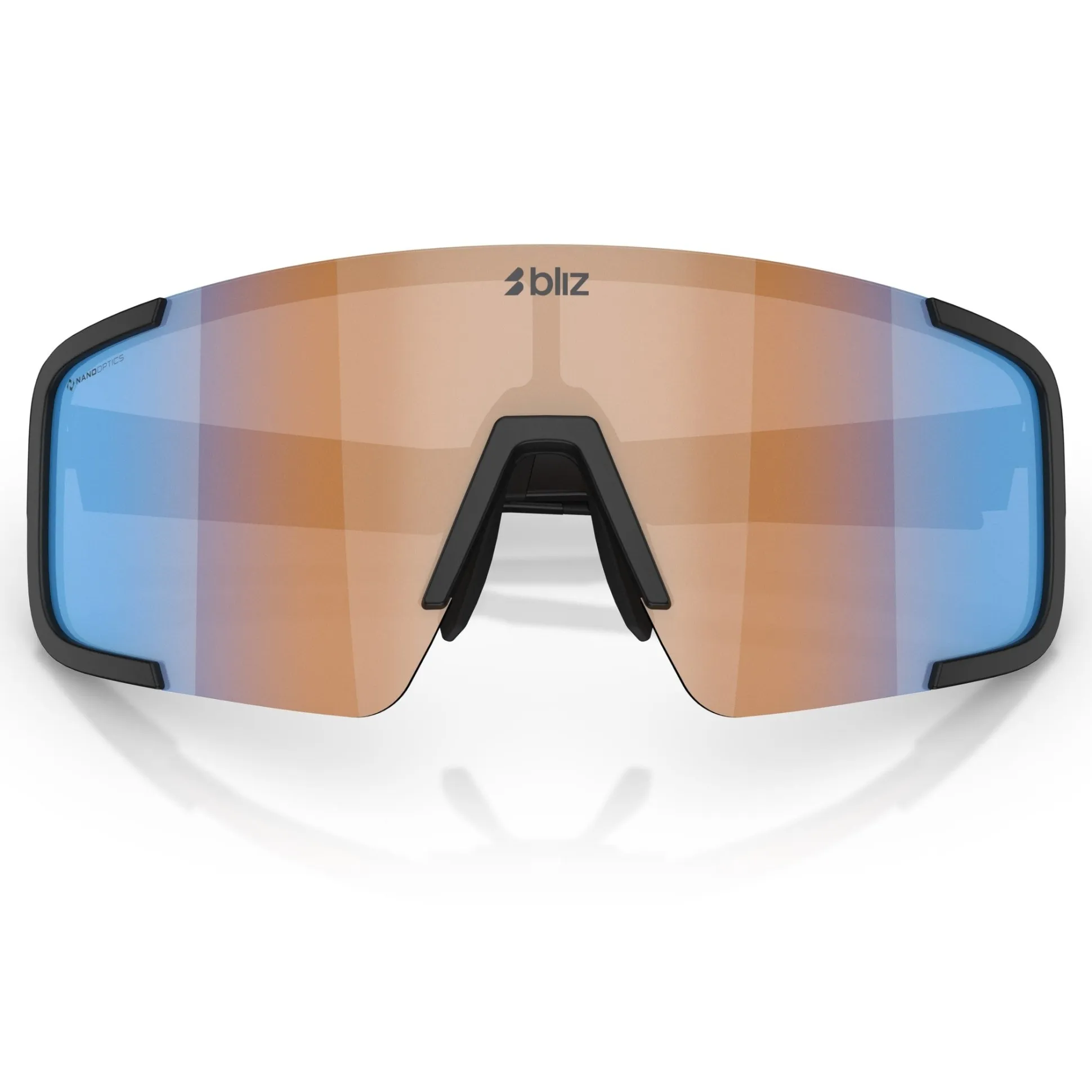 Occhiali Bliz P003 - Matte Black Coral-Orange Mirror