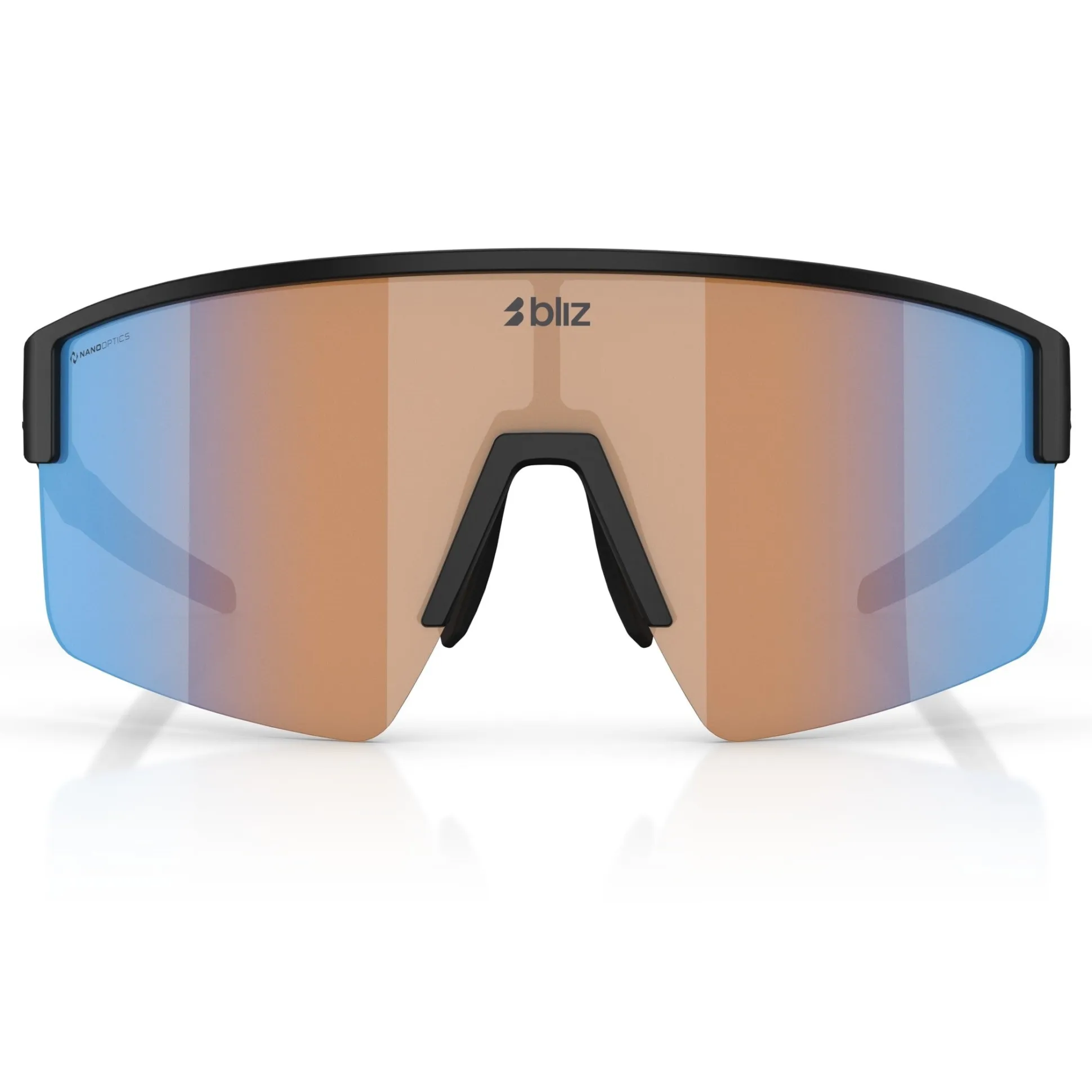 Occhiali Bliz P004 - Matte Black Coral-Orange Mirror