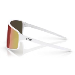 Occhiali Bliz P001 - Matt White Brown W Red Mirror