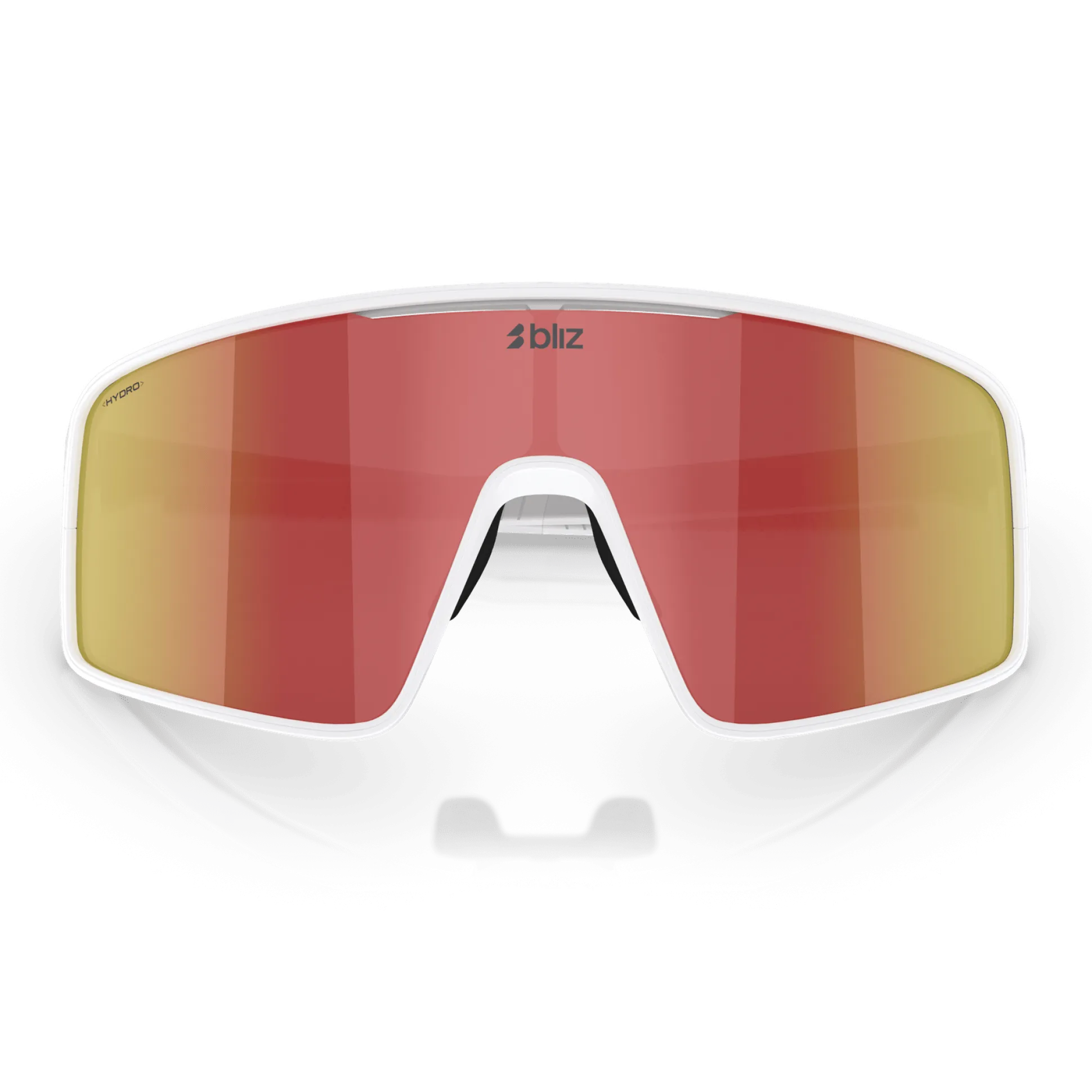 Occhiali Bliz P001 - Matt White Brown W Red Mirror