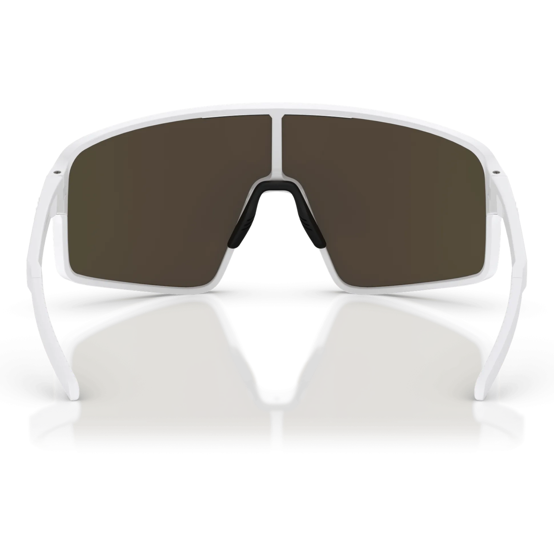 Occhiali Bliz P001 - Matt White Brown W Red Mirror
