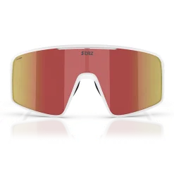 Occhiali Bliz P001 - Matt White Brown W Red Mirror