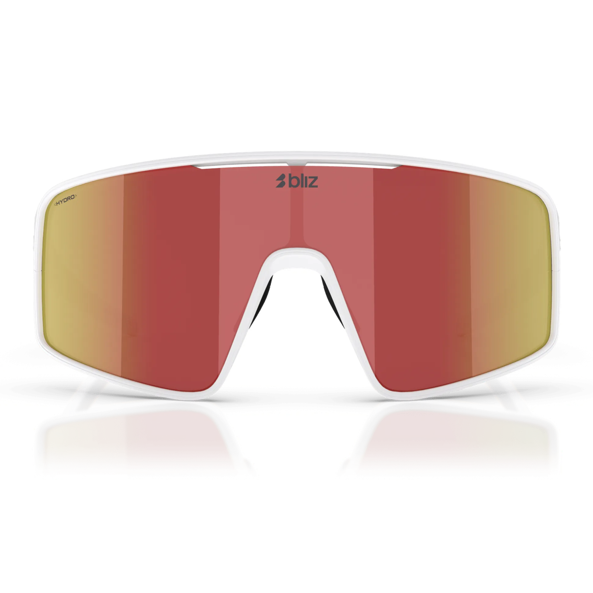Occhiali Bliz P001 - Matt White Brown W Red Mirror