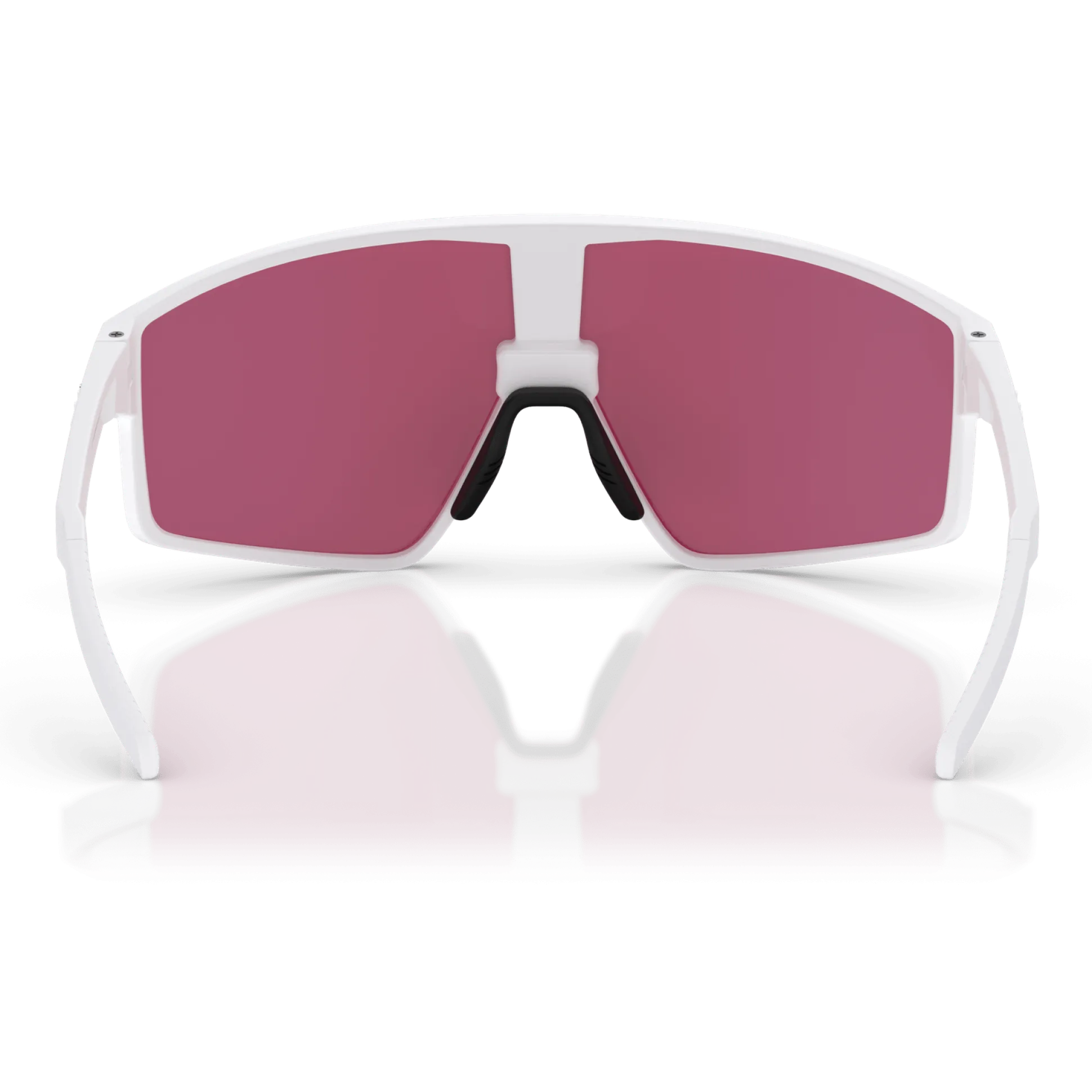 Occhiali Bliz P002 - Matt White Rose-Violet Mirror Blue
